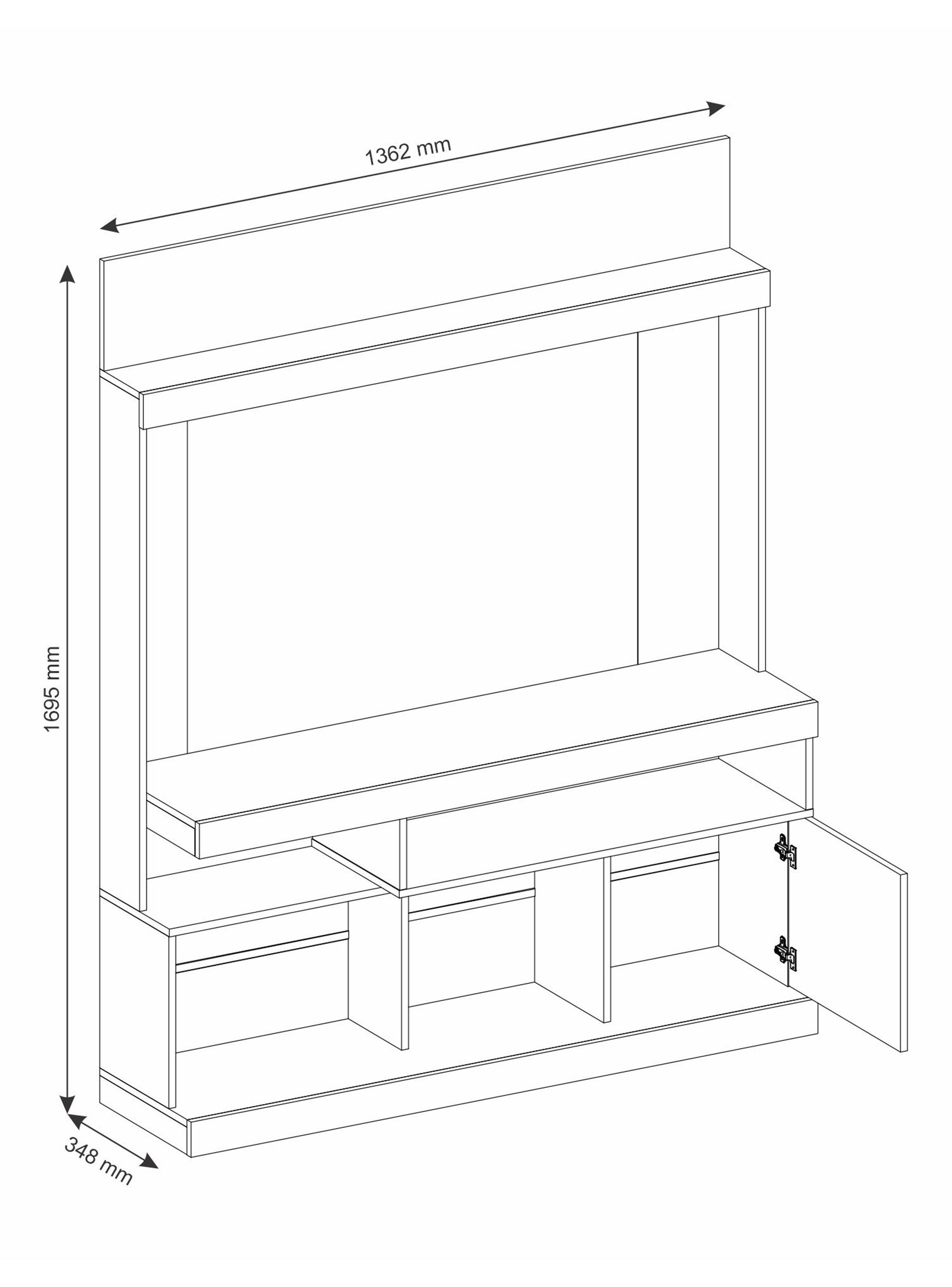 Home TV 55" Monaco 1 Puerta-1
