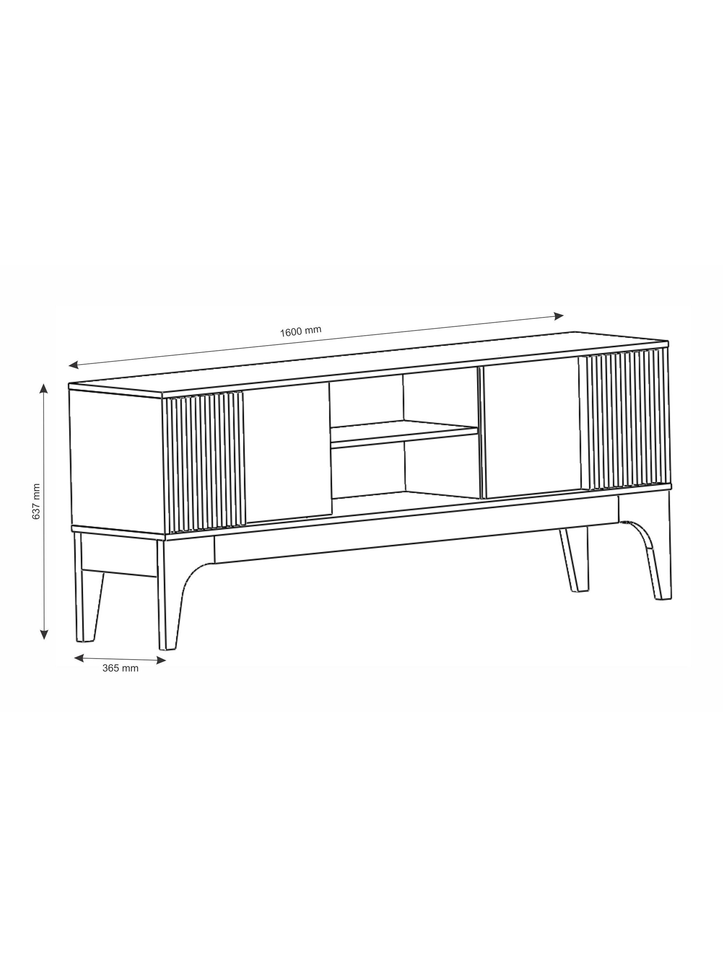 Rack TV Florencia 70" 2 Puertas-1