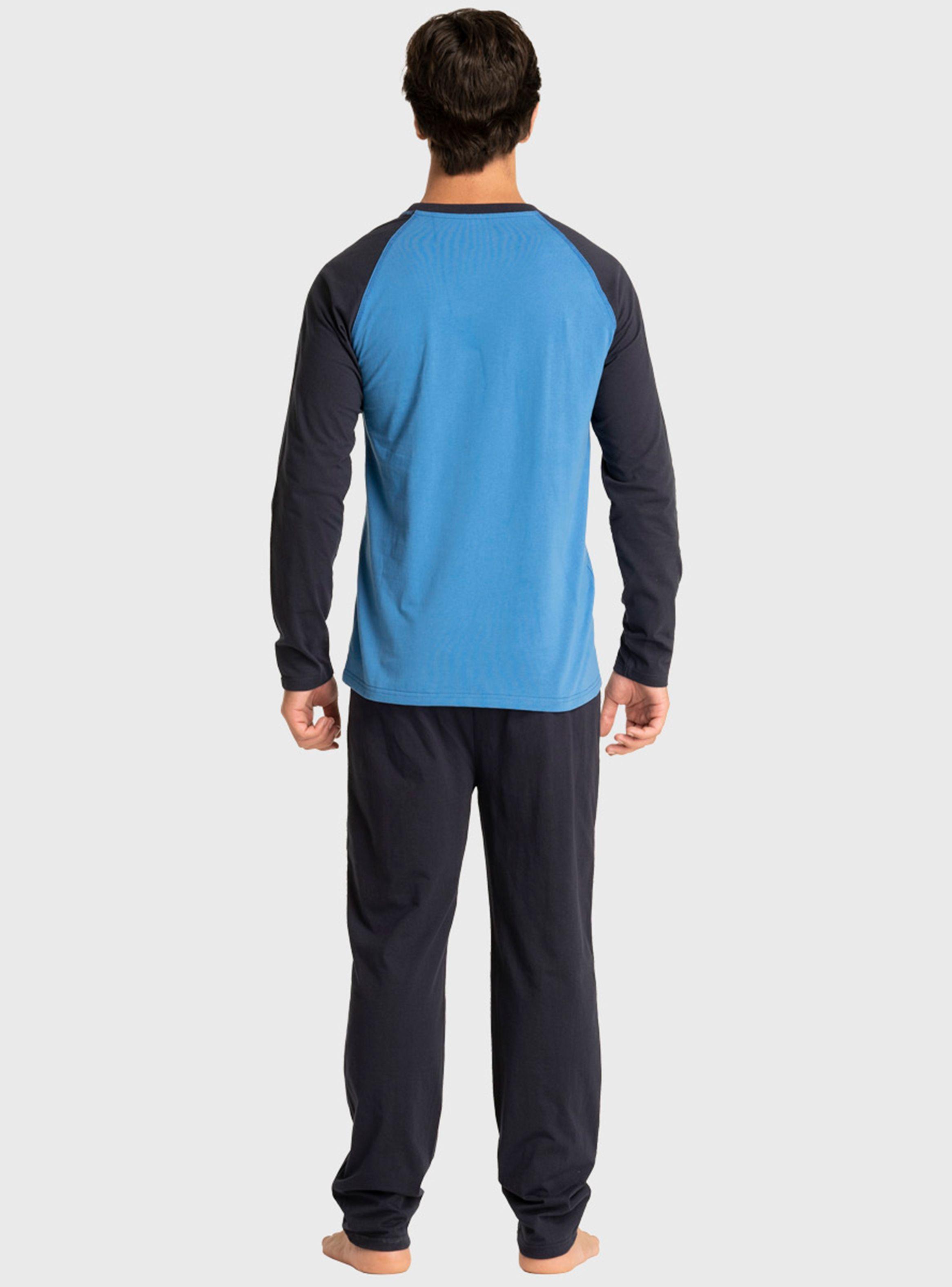 Pijama Algodón Basic Block Liso-1