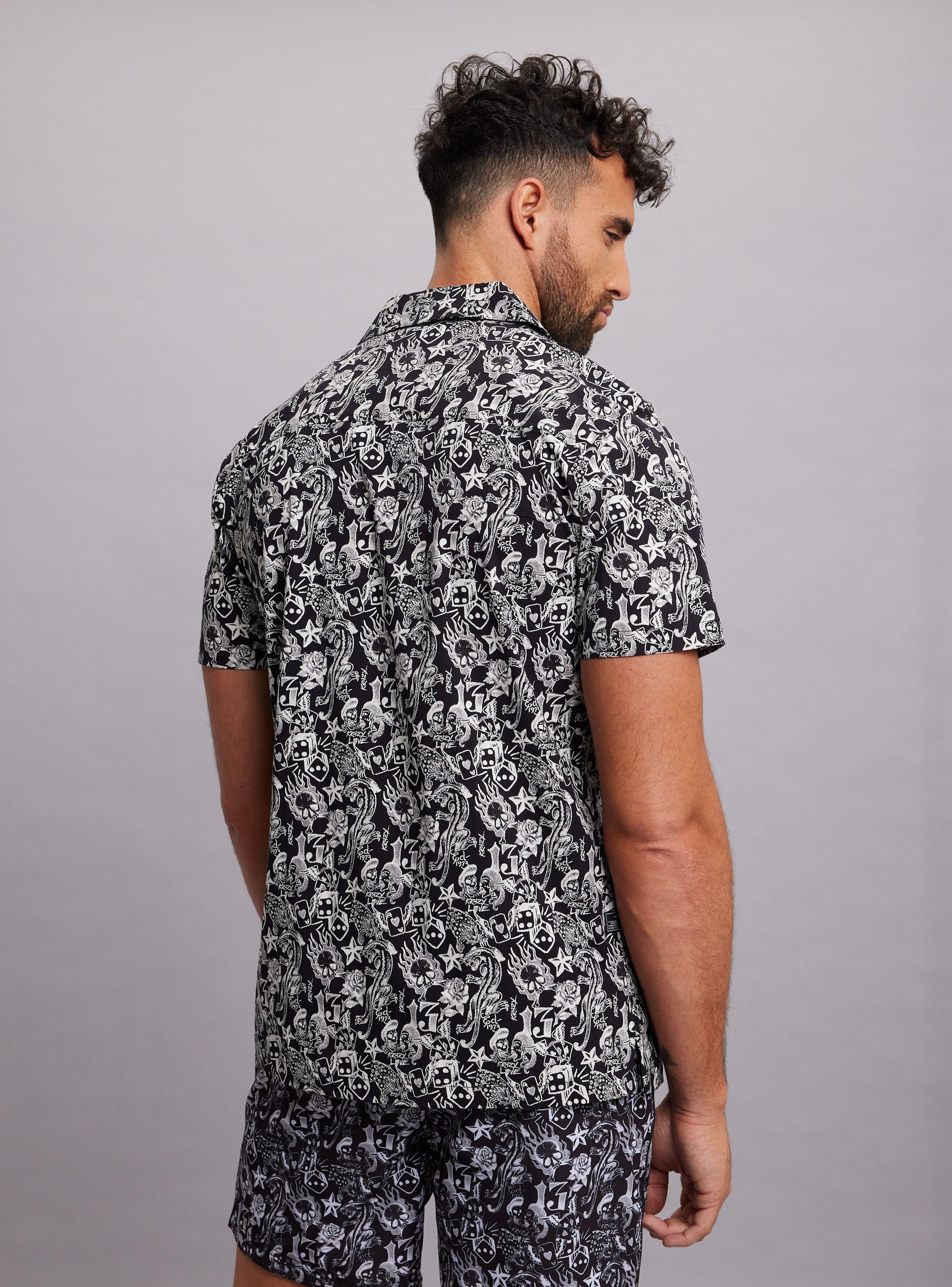 Camisa de Vestir Estampado Ed Hardy-1