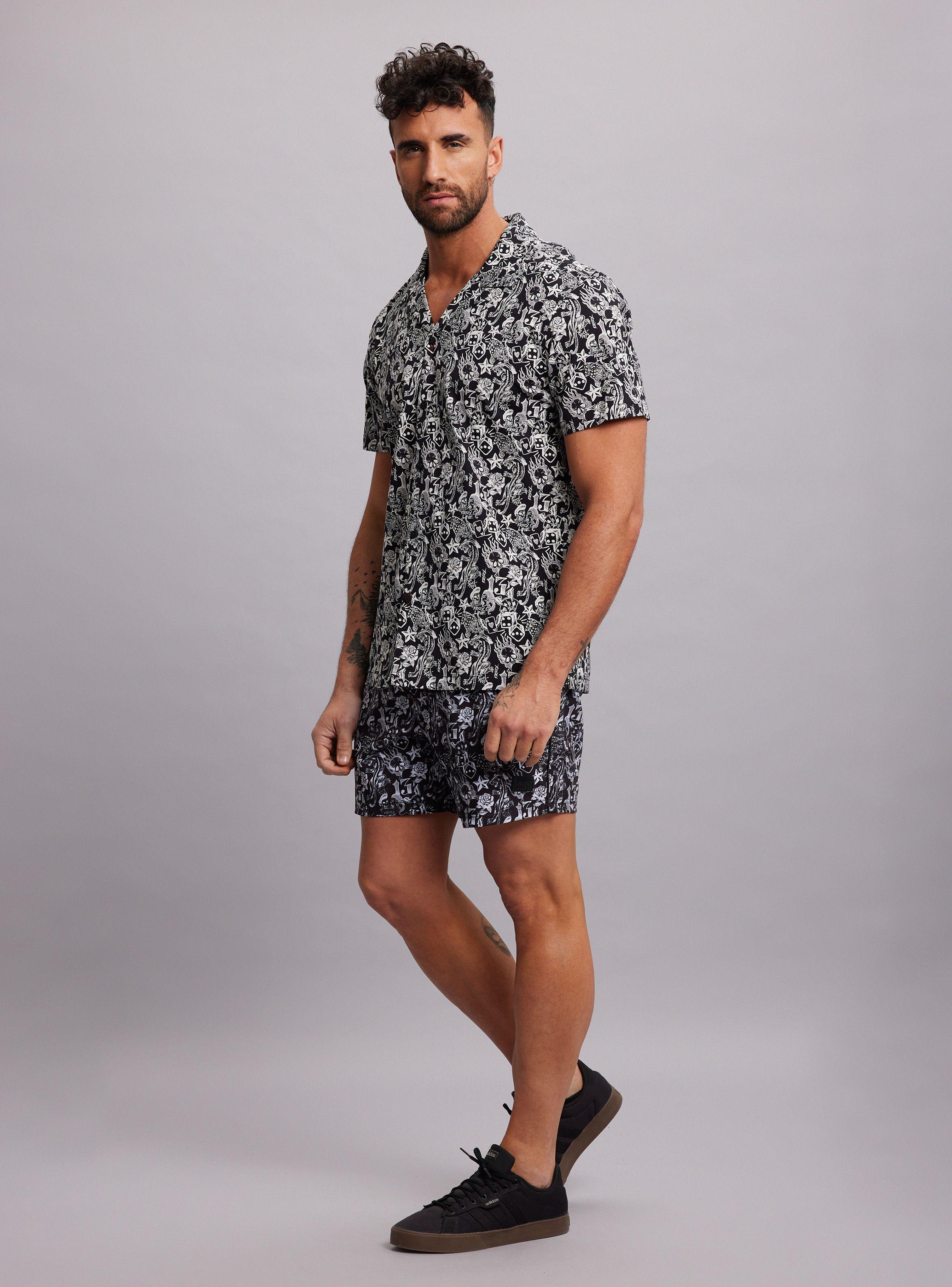 Camisa de Vestir Estampado Ed Hardy-4