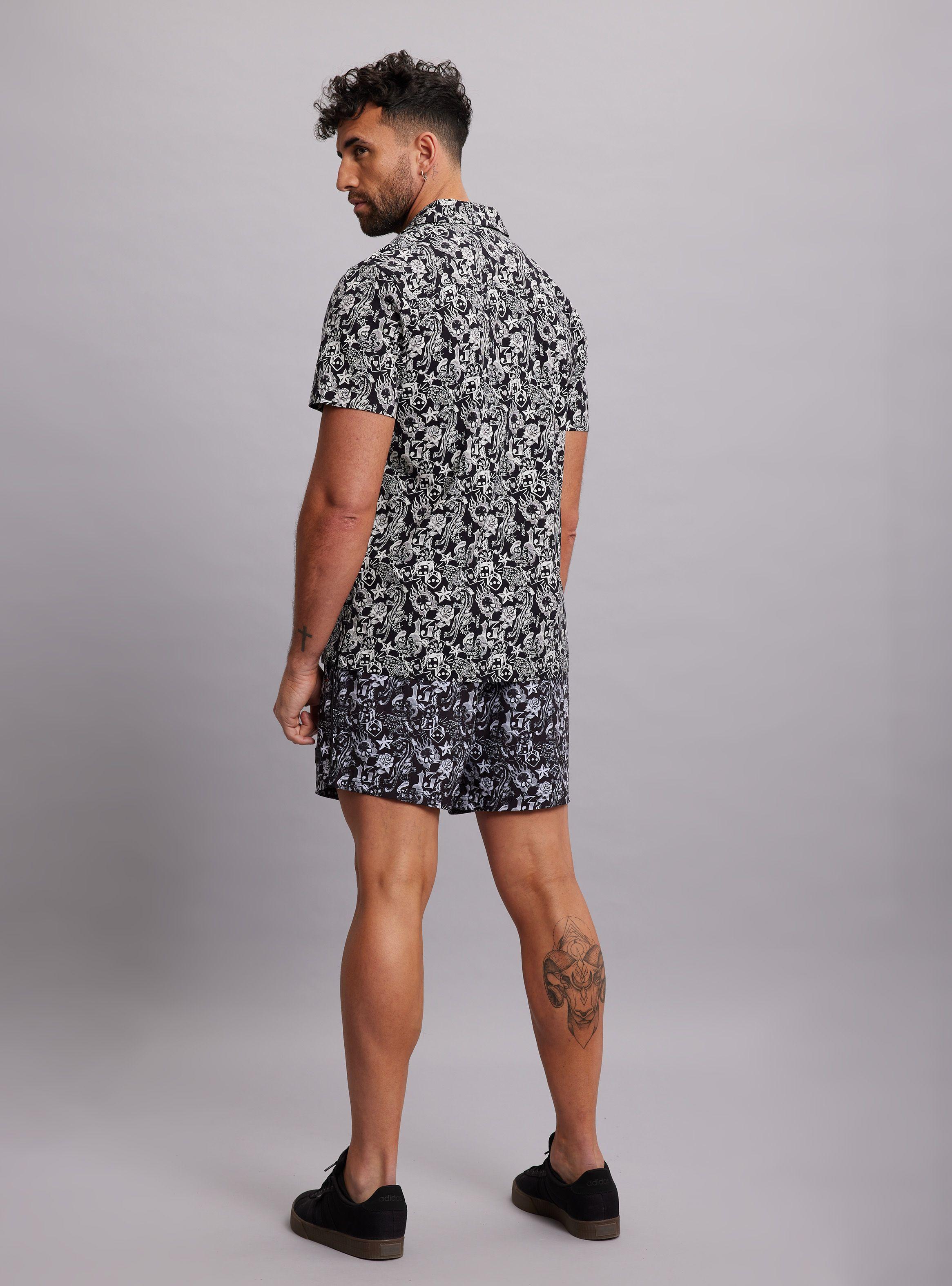 Camisa de Vestir Estampado Ed Hardy-5