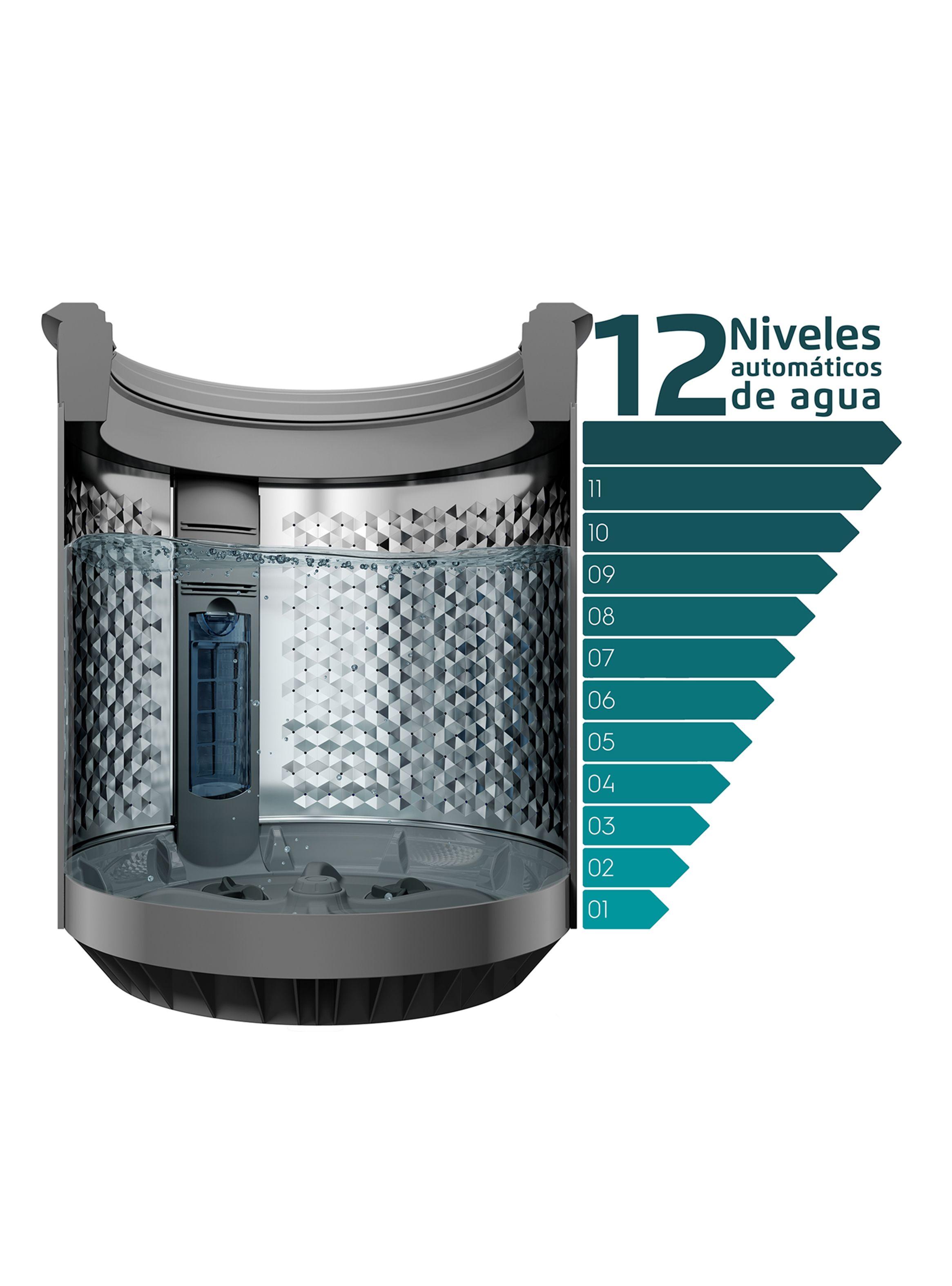 Lavadora Carga Superior 18 Kg Premium Care Pro 18 Black-6