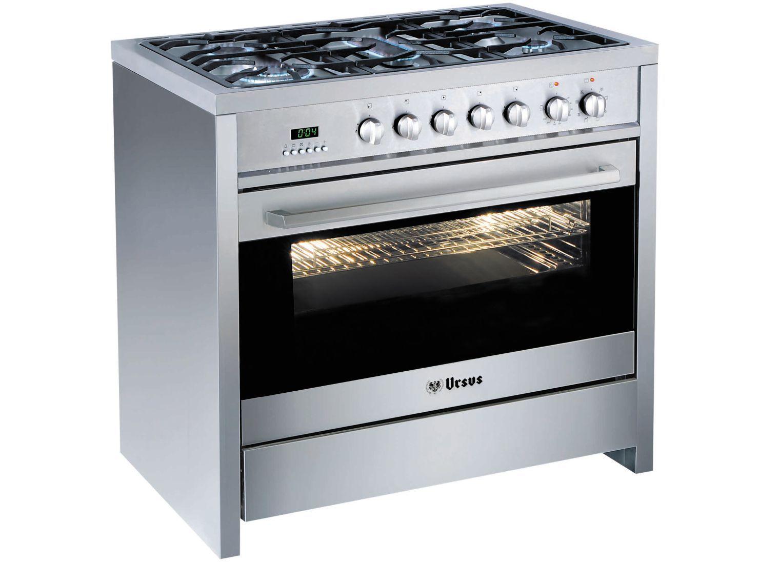 Cocina a Gas Ursus Trotter PROQ5GN 5 Platos-0