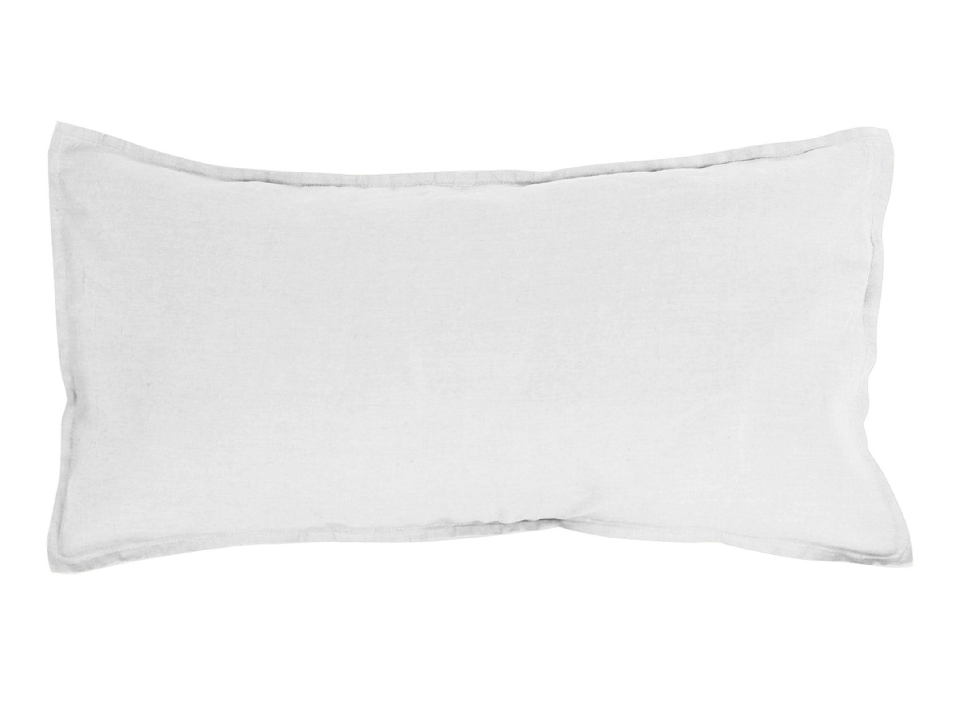 Cojín Lino 30 x 60 cm Carre Blanco Naturalino-0