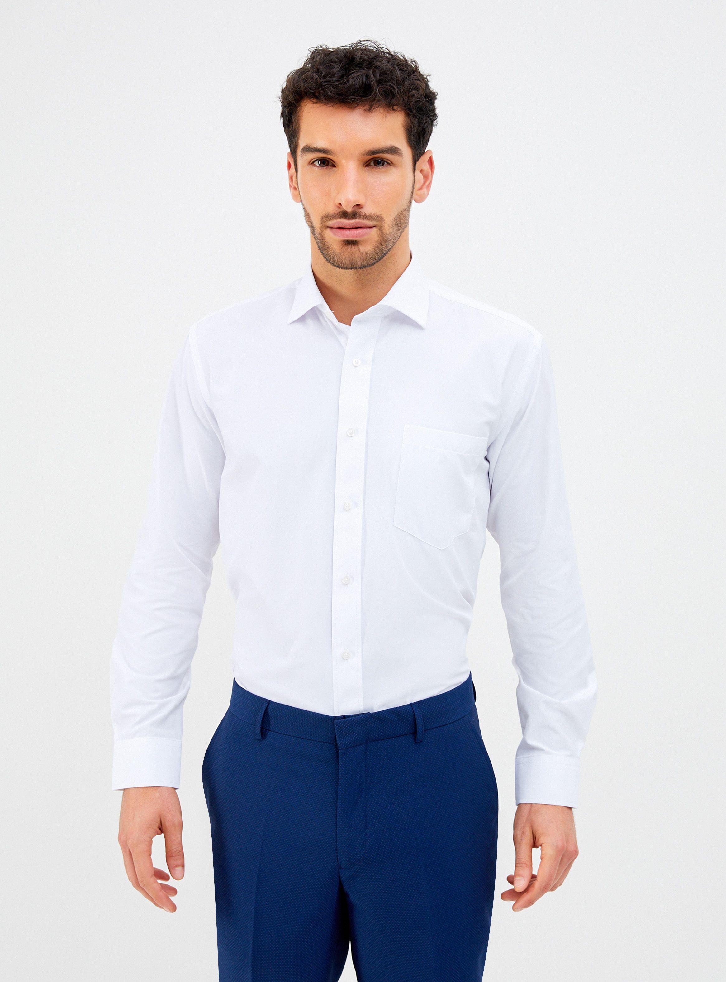 Camisa Rainforest de Vestir Clásica Blanca Semi Slim Rainforest-0