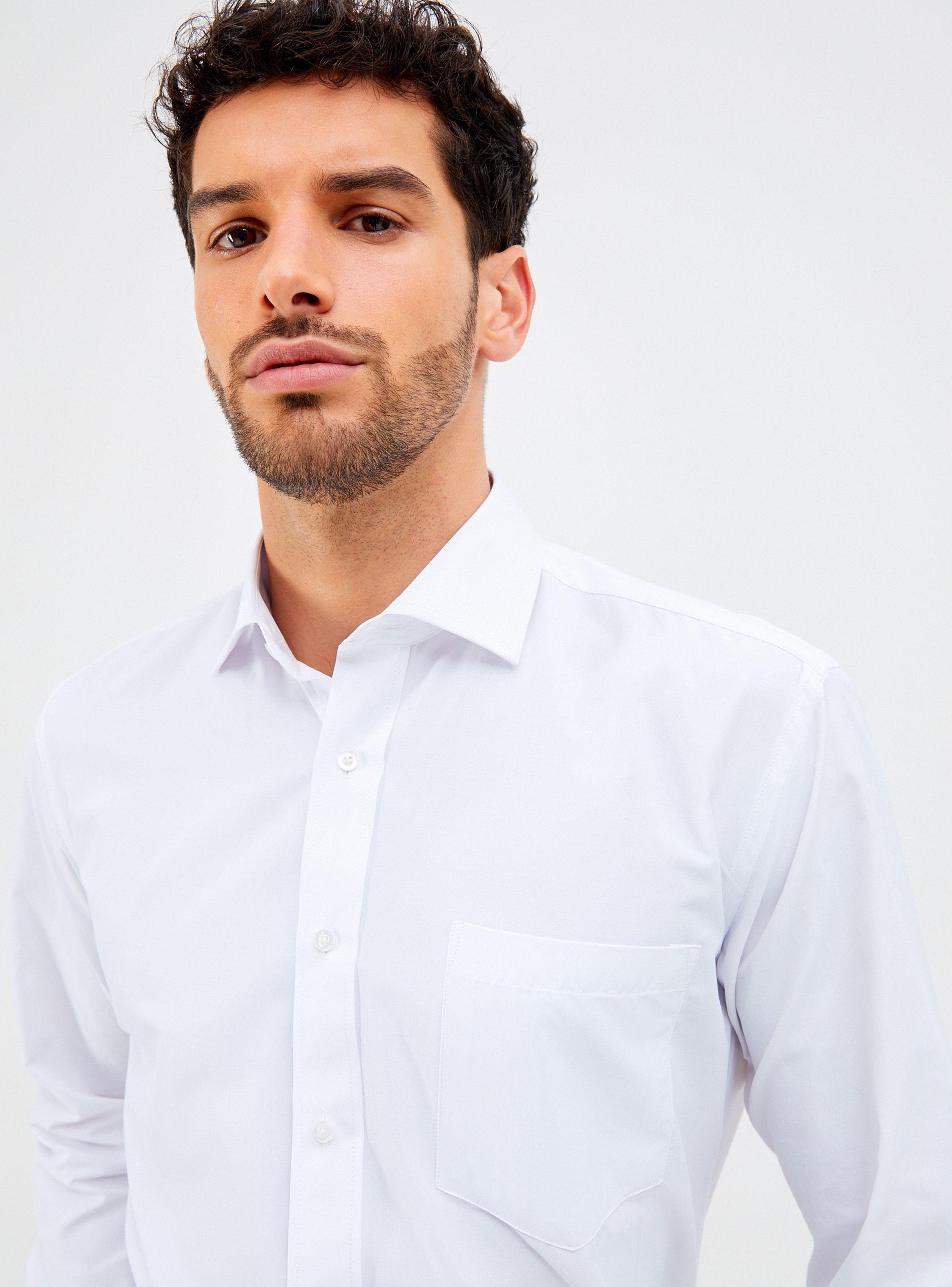Camisa Rainforest de Vestir Clásica Blanca Semi Slim Rainforest-2