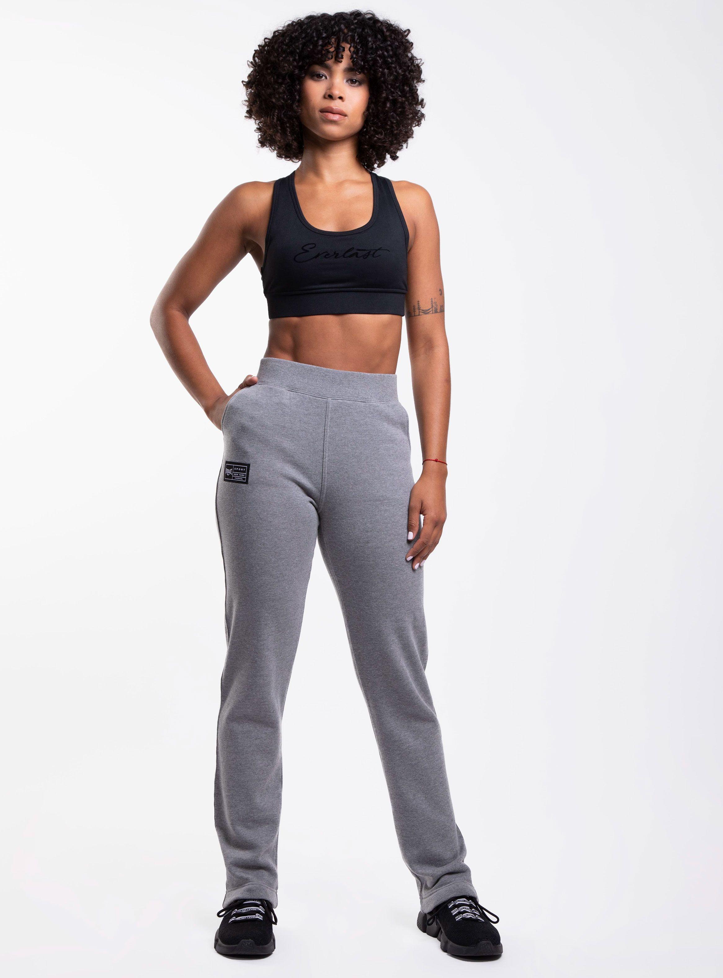 Pantalon Basic Casual Negro Mujer-3