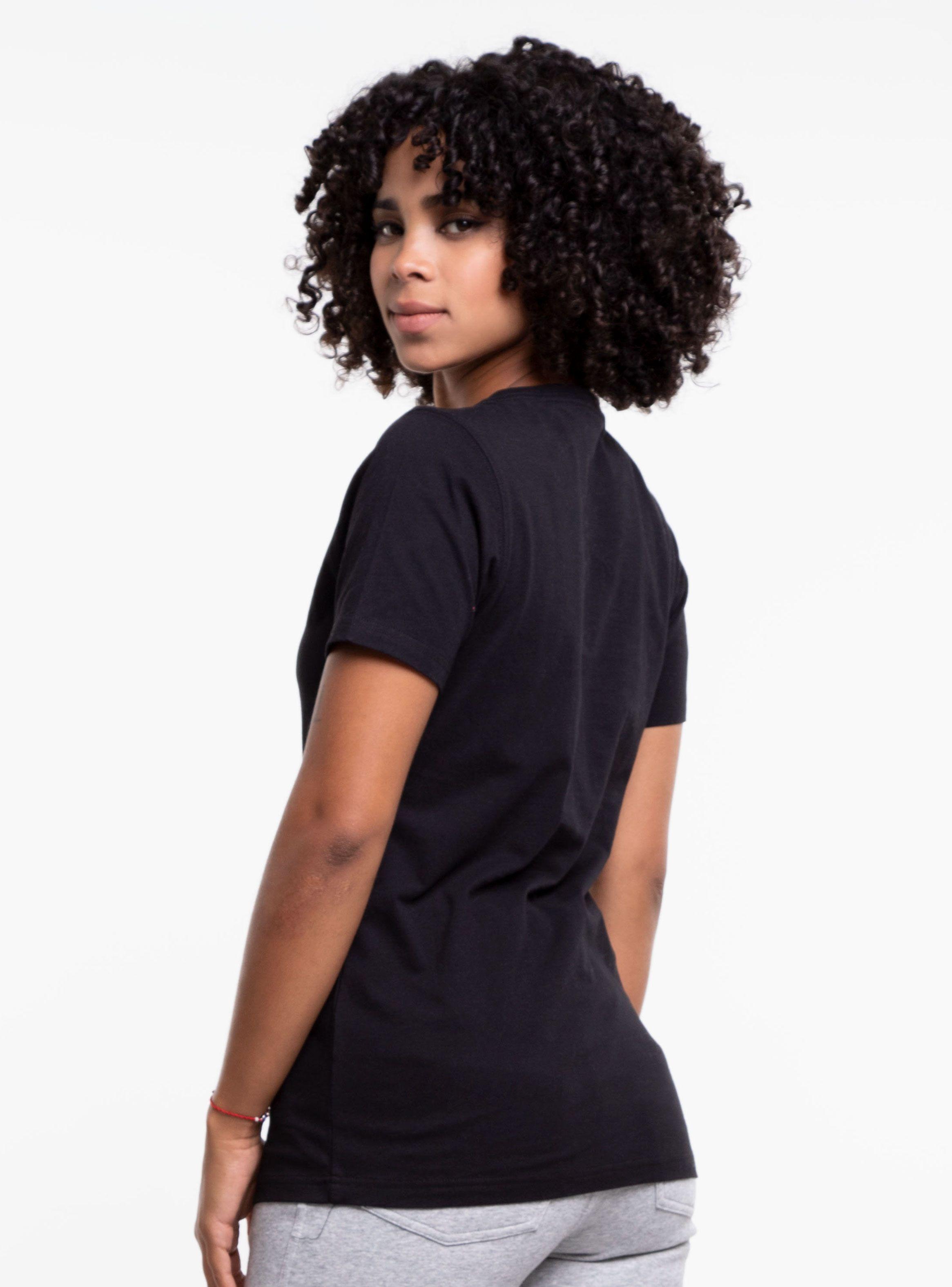 Polera Manga Corta Scorpio Negro Mujer-1