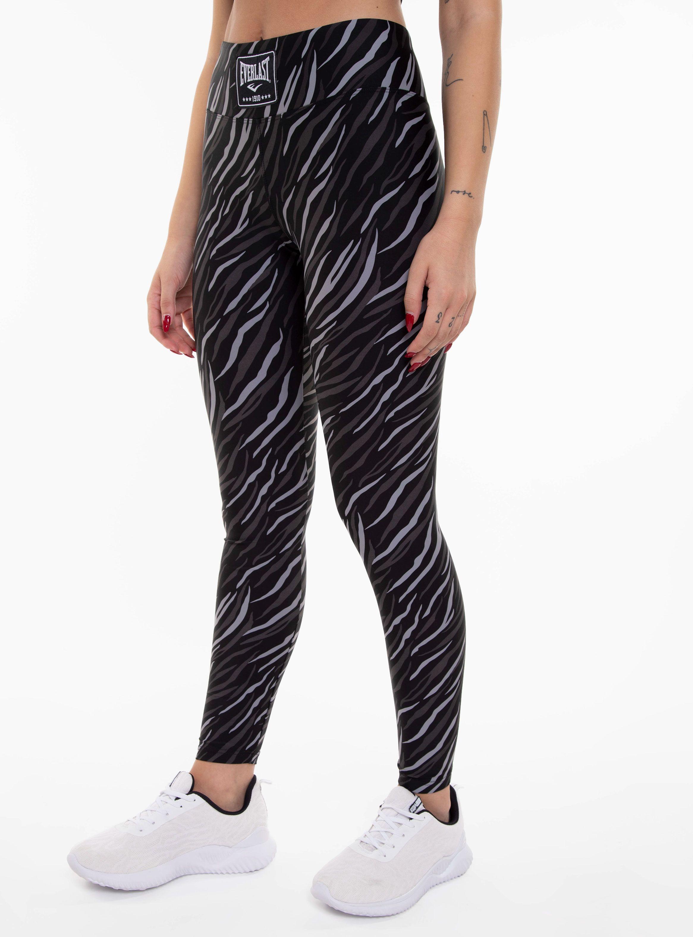 Legging Long Jungle Negro Mujer-0