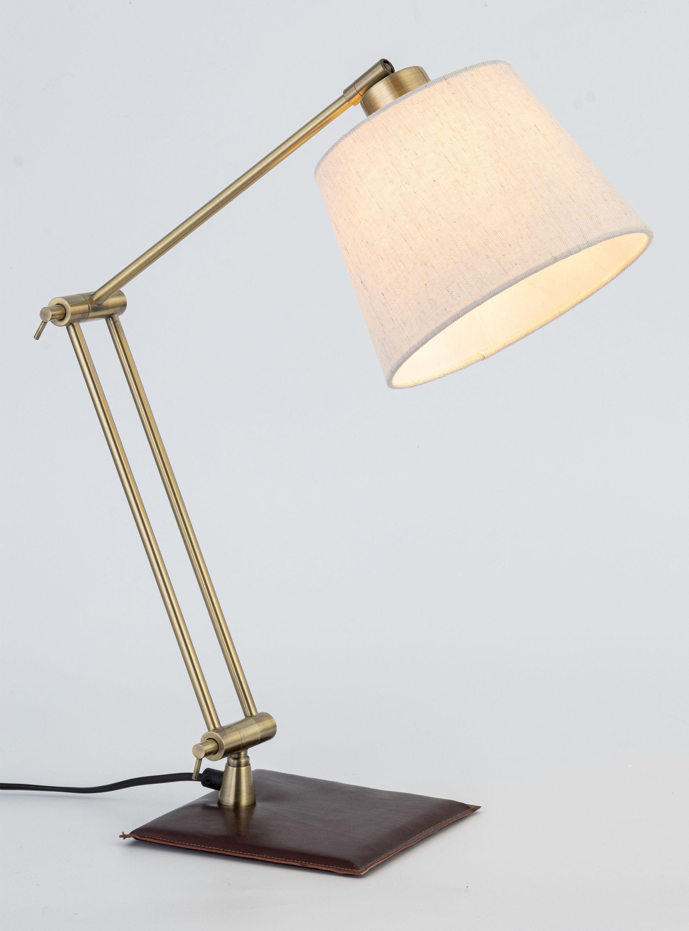 Lámpara Art SM Cuero-Bronce-0