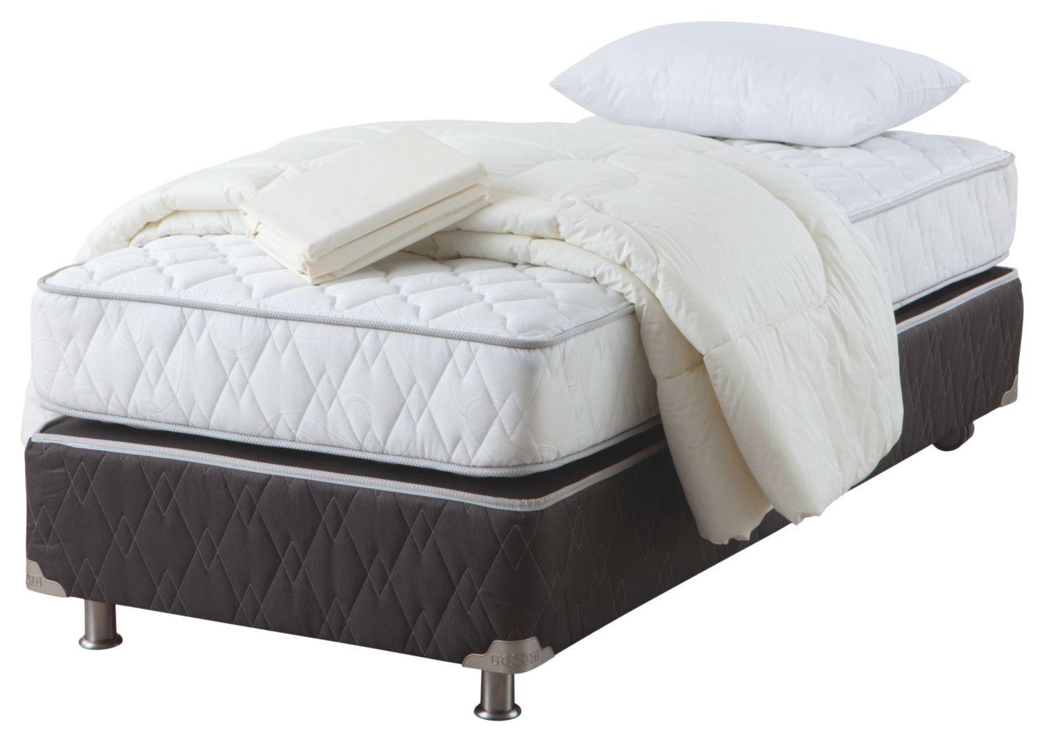 Box Spring Ergo-T 1,5 plazas Textil-0