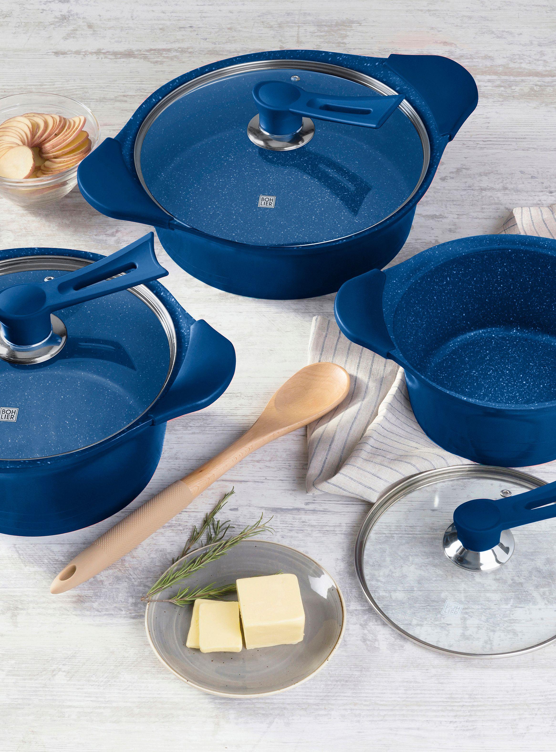 Batería de Cocina 6 Piezas Azul-1