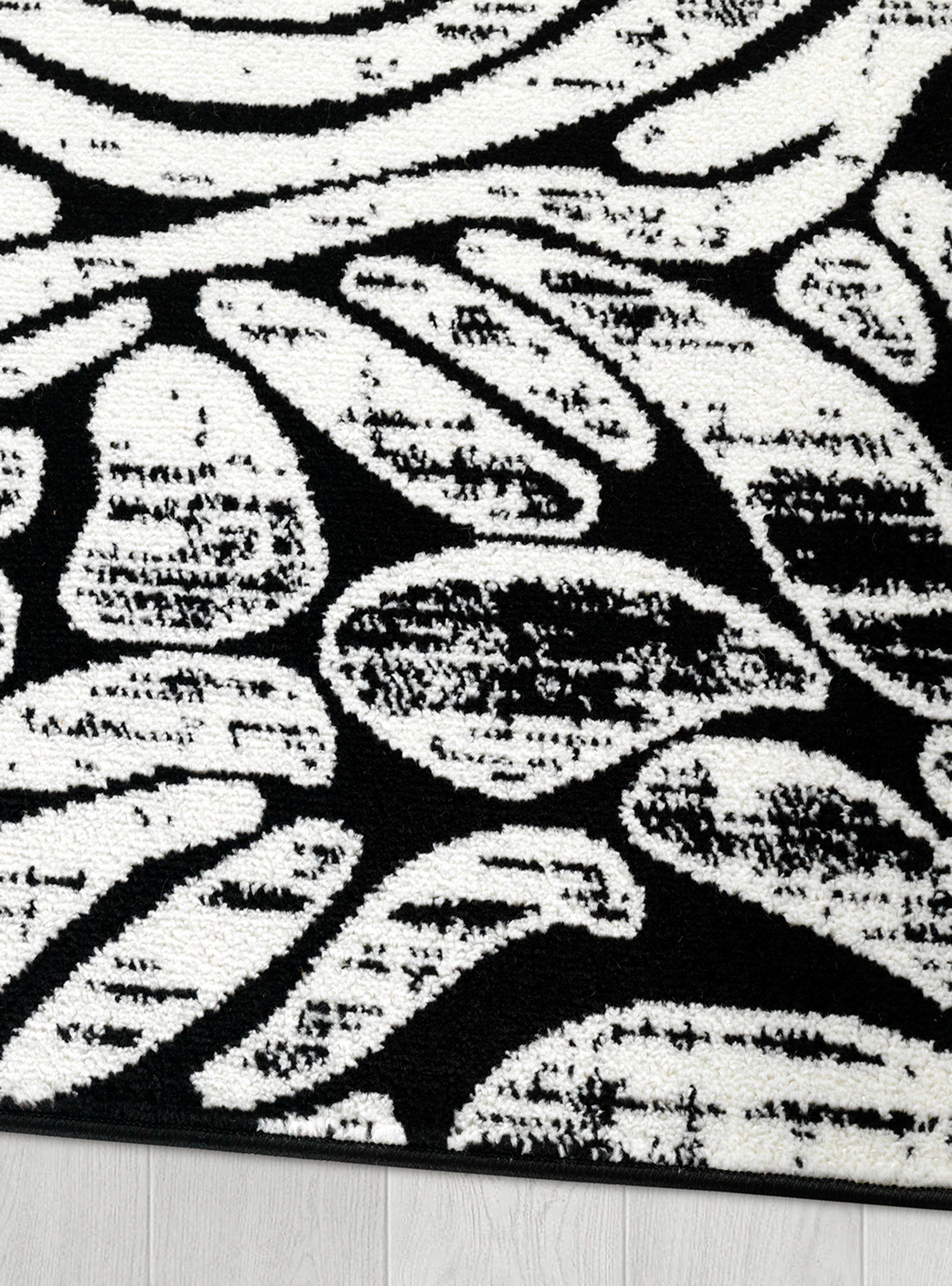 Alfombra Siesta 6028 Negro 120 x 180 cm-2
