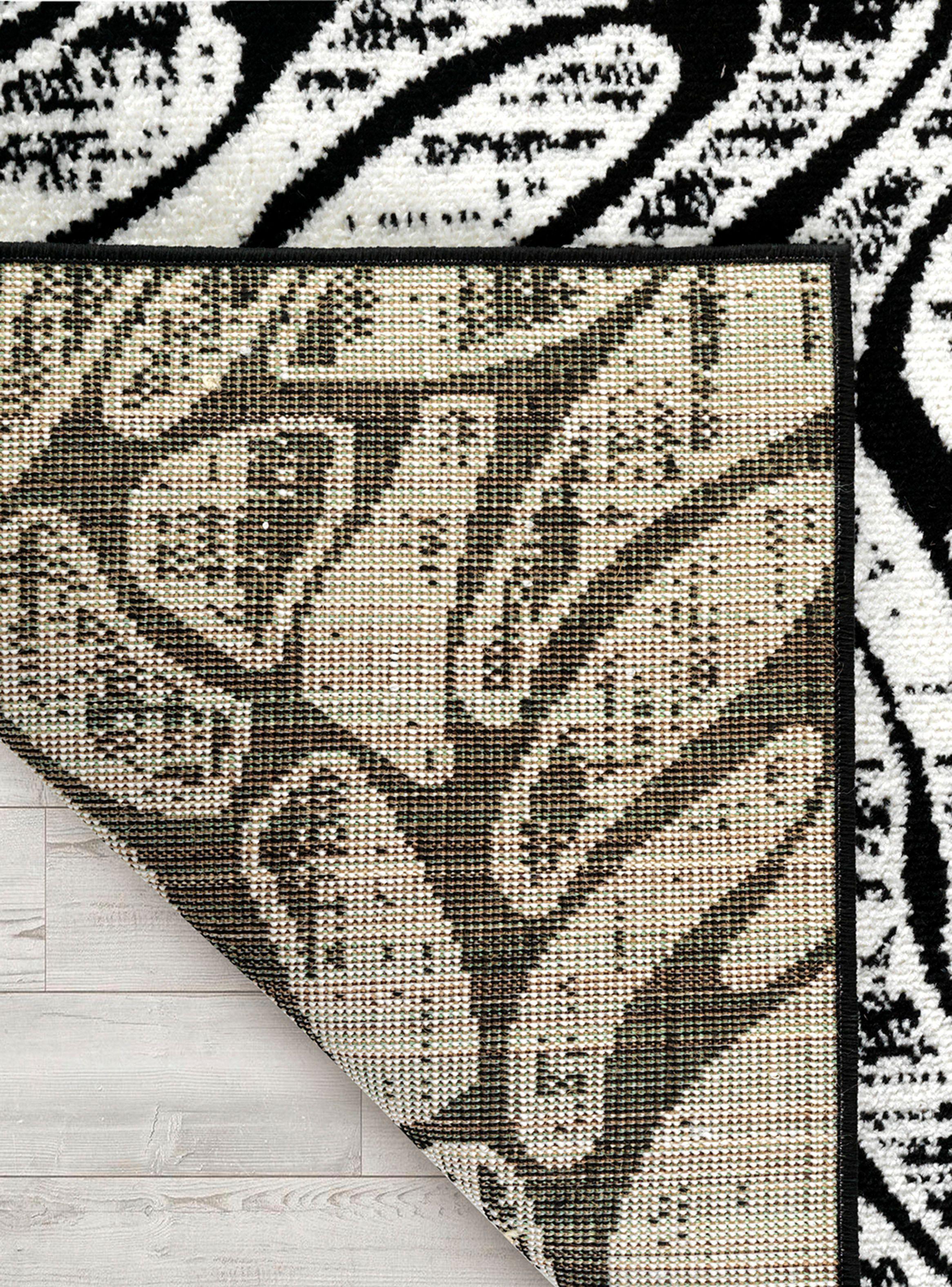 Alfombra Siesta 6028 Negro 120 x 180 cm-3