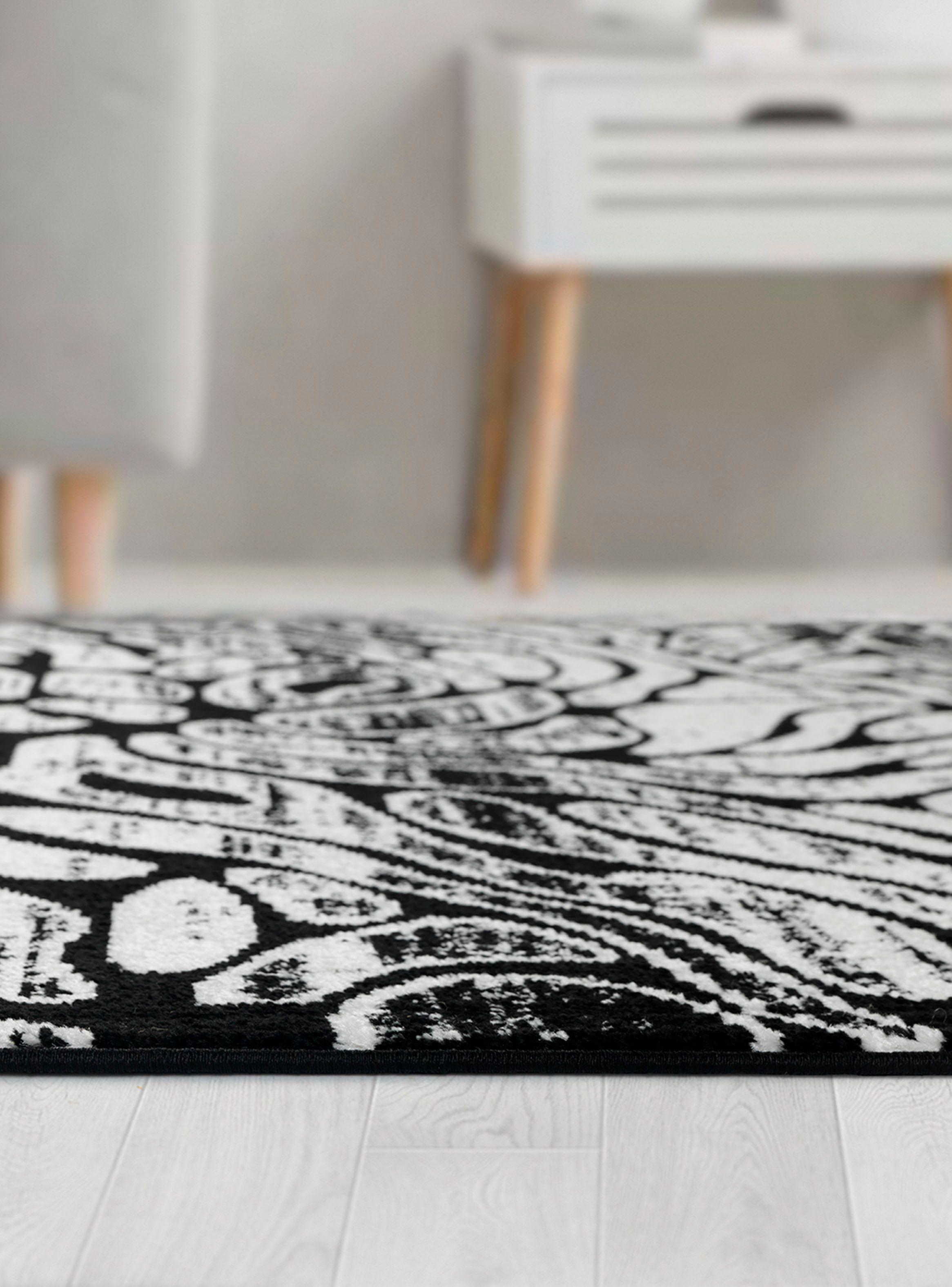 Alfombra Siesta 6028 Negro 120 x 180 cm-4