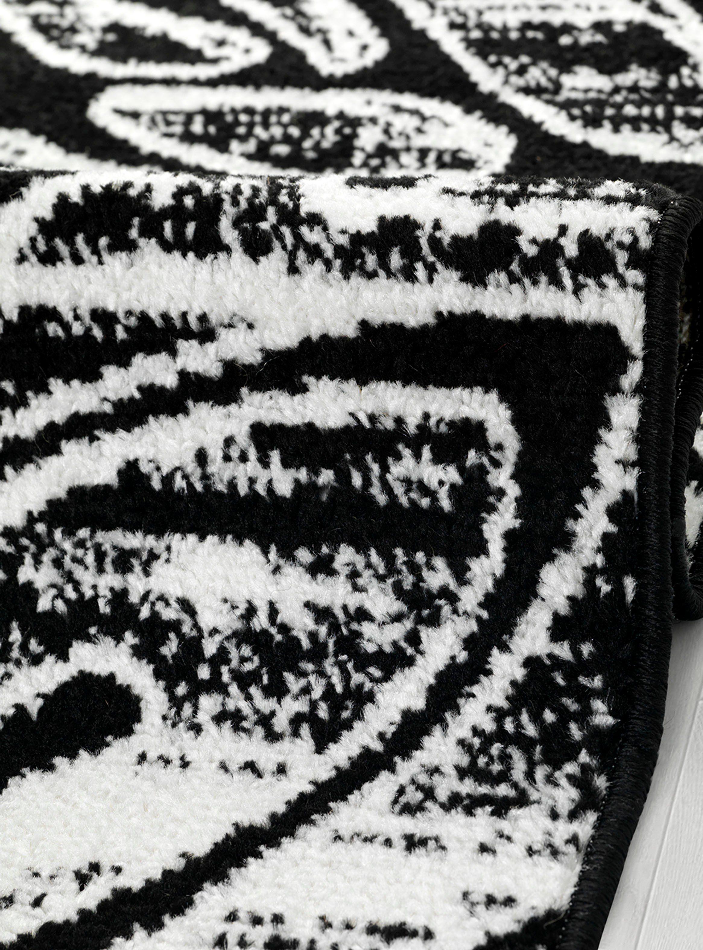 Alfombra Siesta Negro 160x230 cm-1