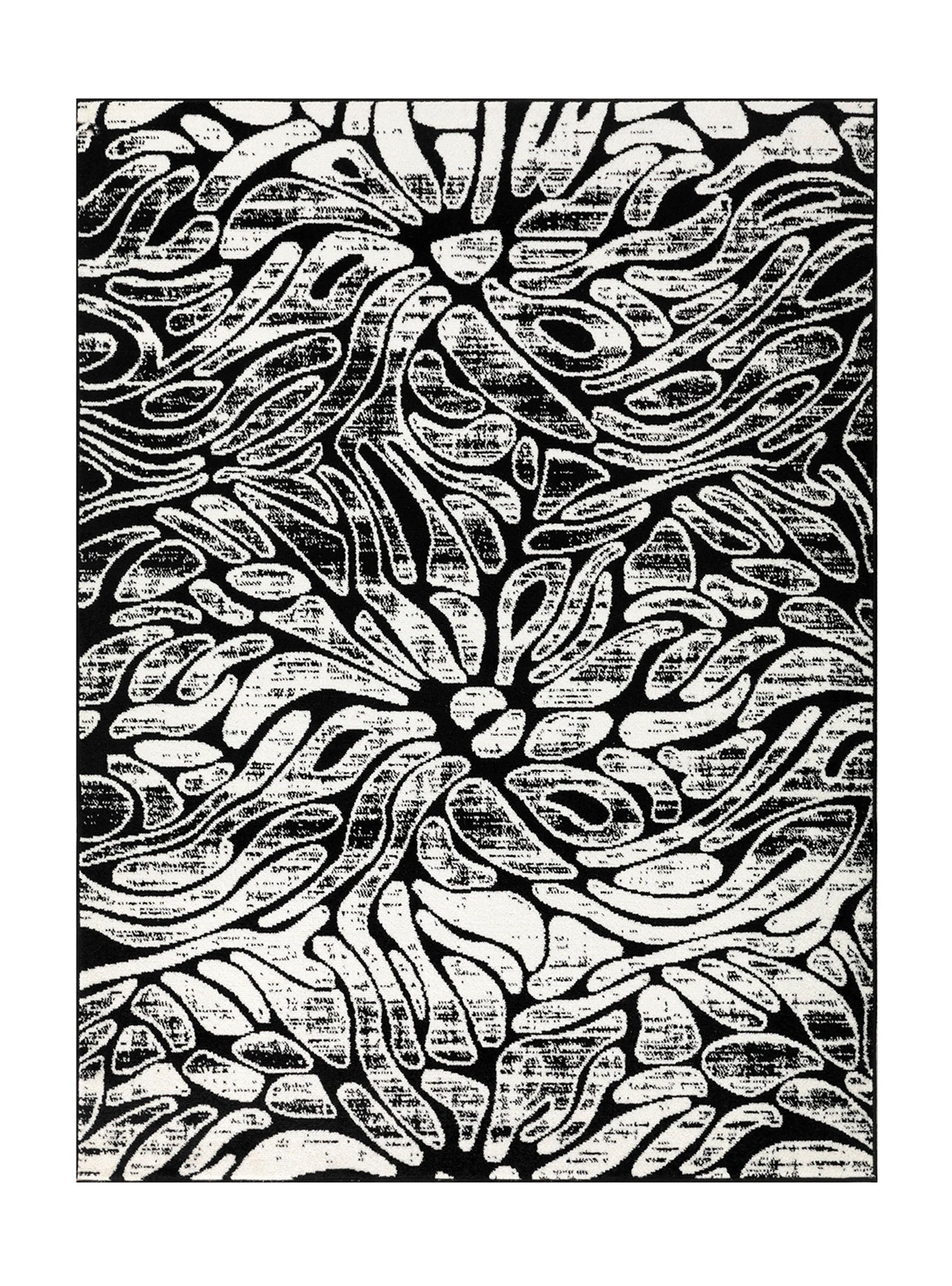 Alfombra Siesta 6028 Negro 200 x 290 cm-0