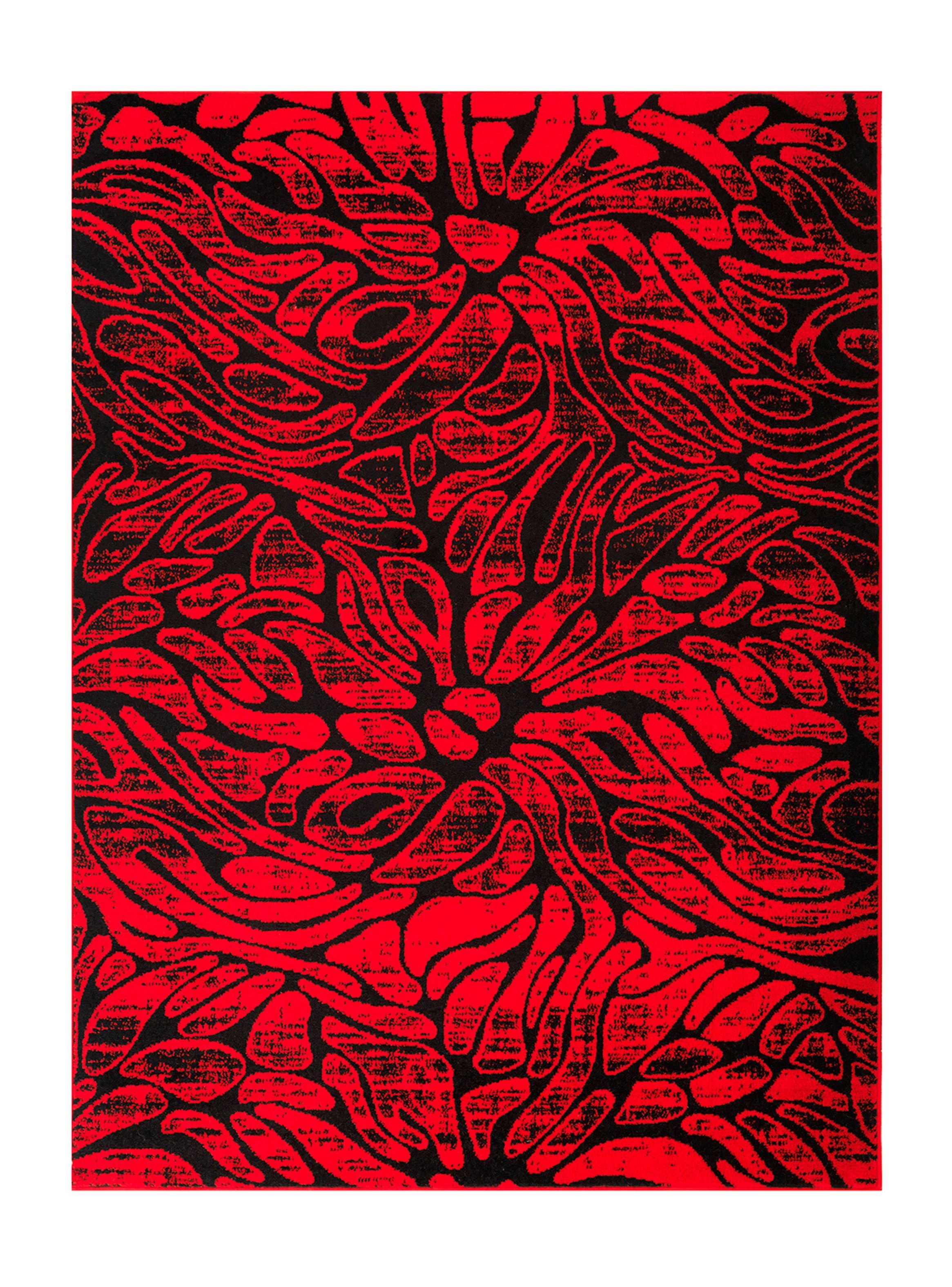 Alfombra Siesta 6028 Roja 160 x 230 cm-0