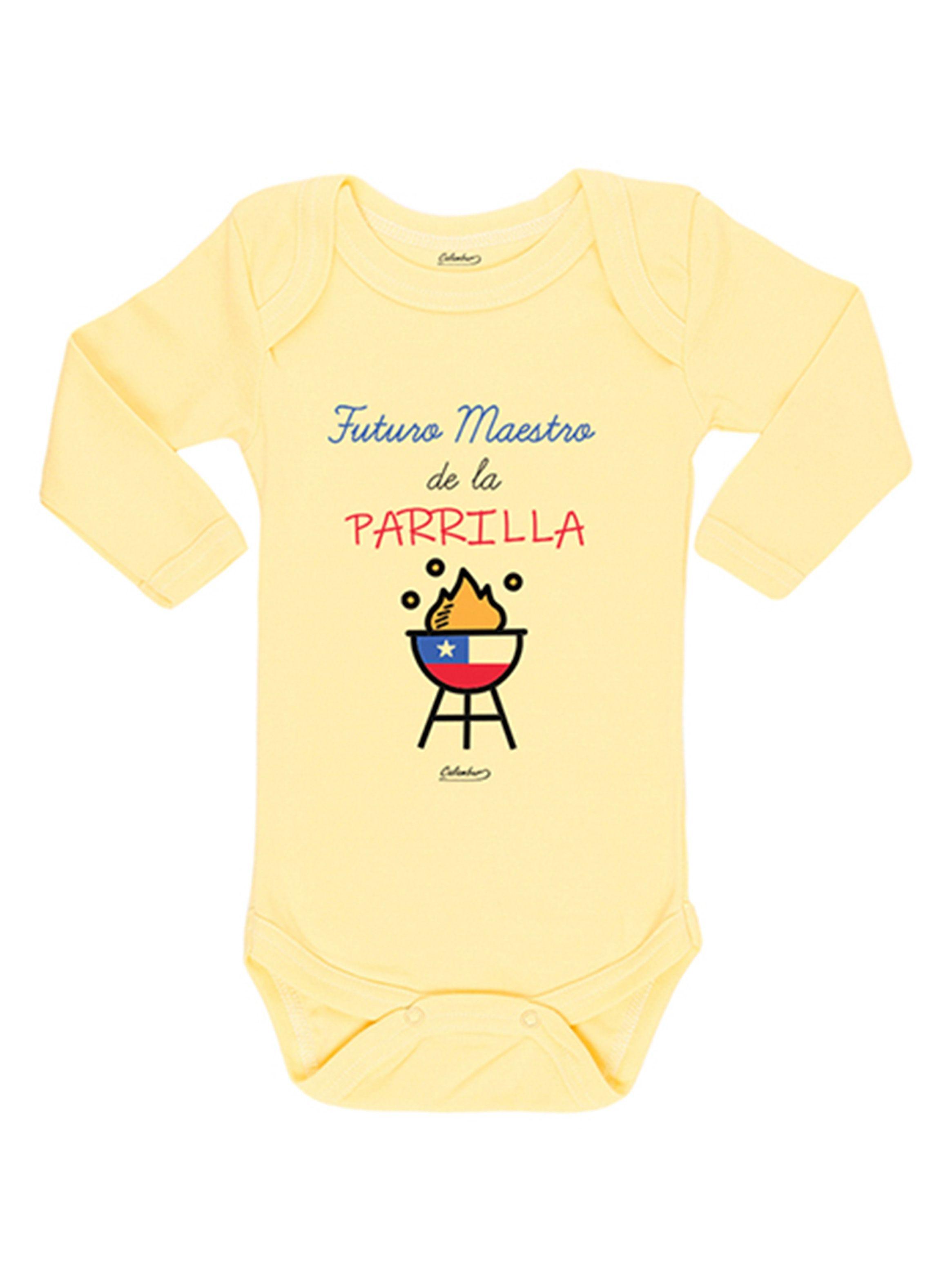 Body Calambur Bebé Yo Soy Tu Hijo Futuro Maestro Parrilla-0