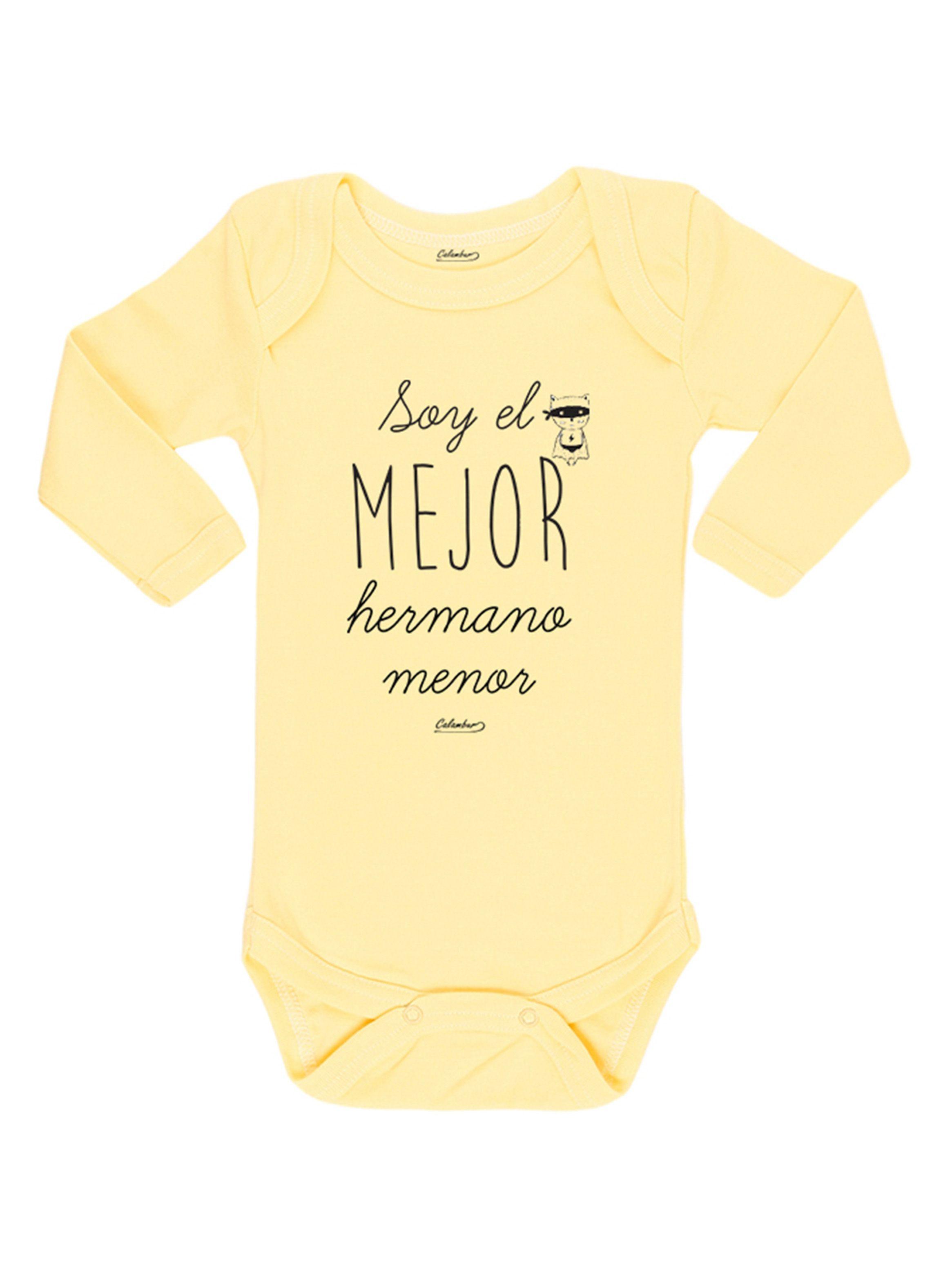 Body Calambur Bebé Soy El Mejor Hermano Menor-0
