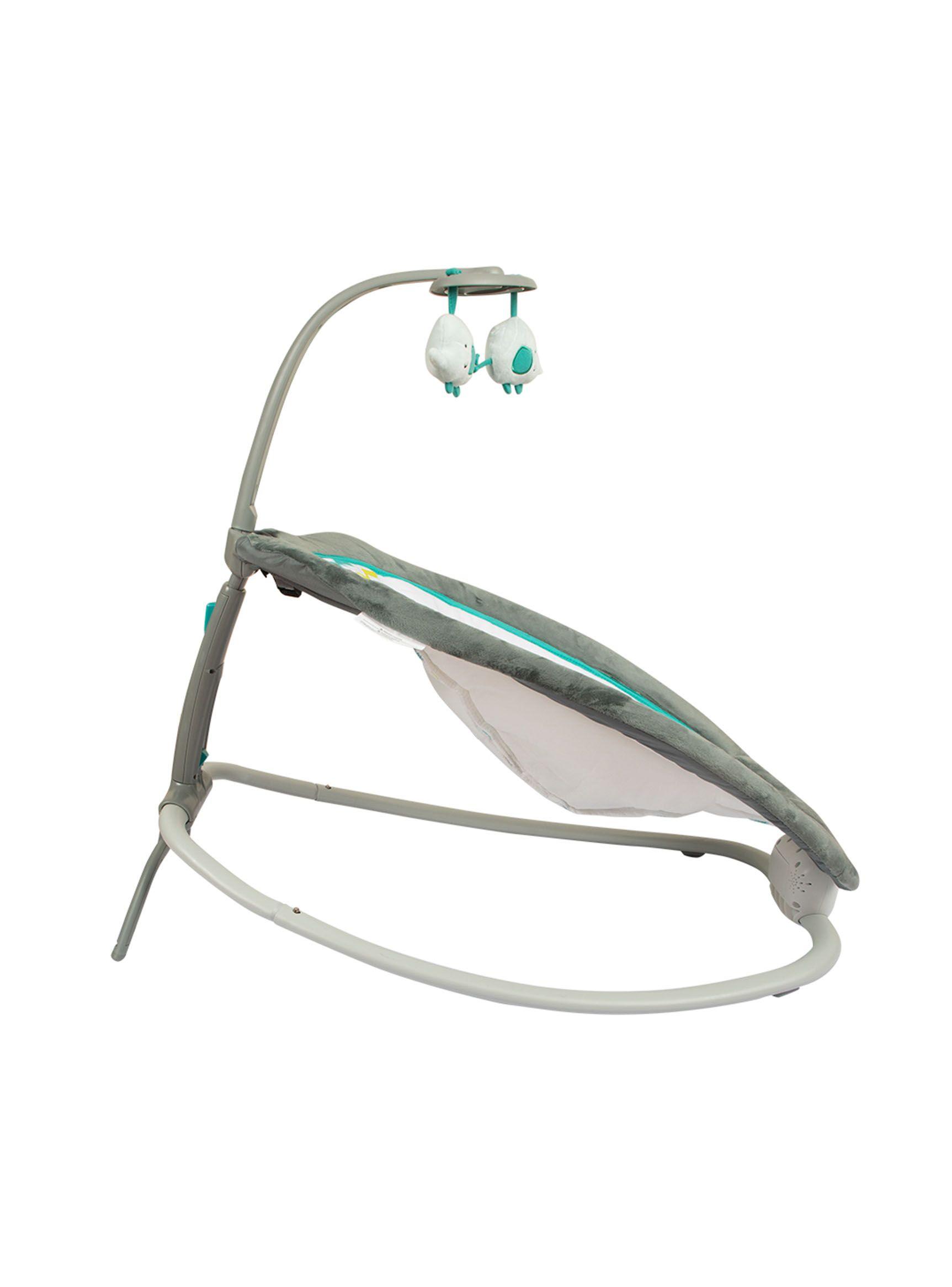 Silla Nido Mecedora Plegable Plástico Verde-3