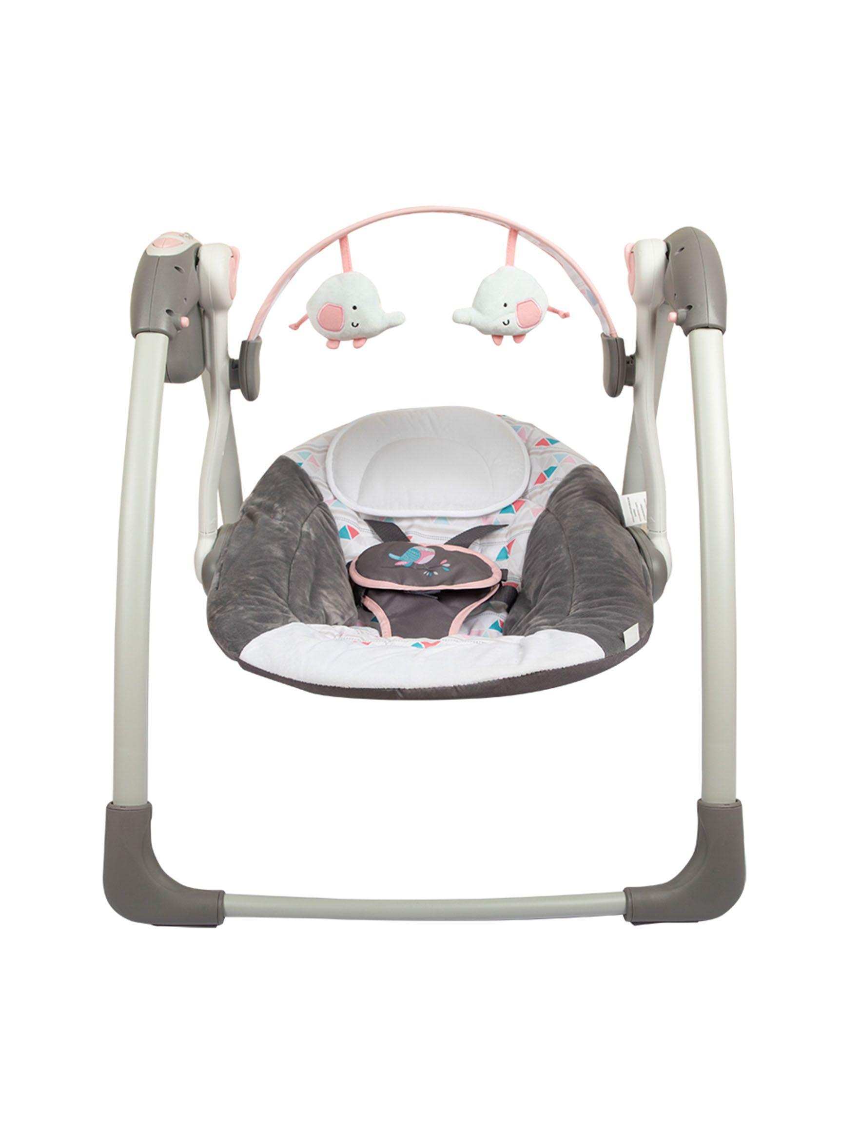Silla Infanti Nido Mecedora Swing Plástico Rosado Infanti-4