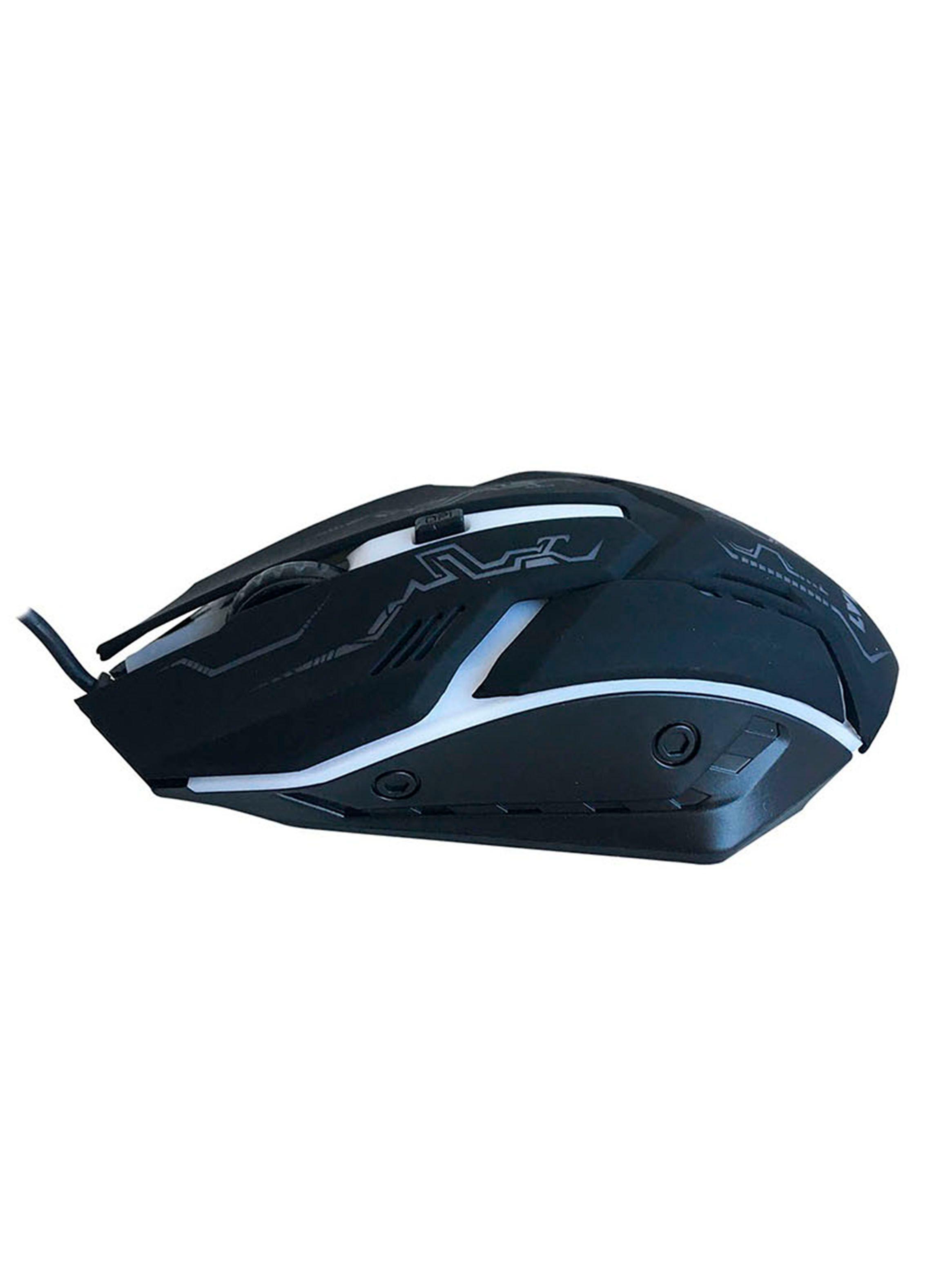 Mouse Gamer Negro con Luz RGB LU737-NOC-3