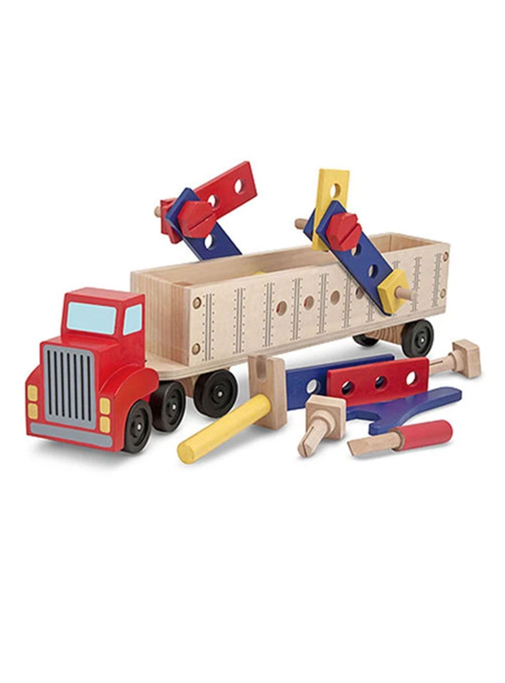 Melissa & Doug Camión y bloques de construcción Caramba-1