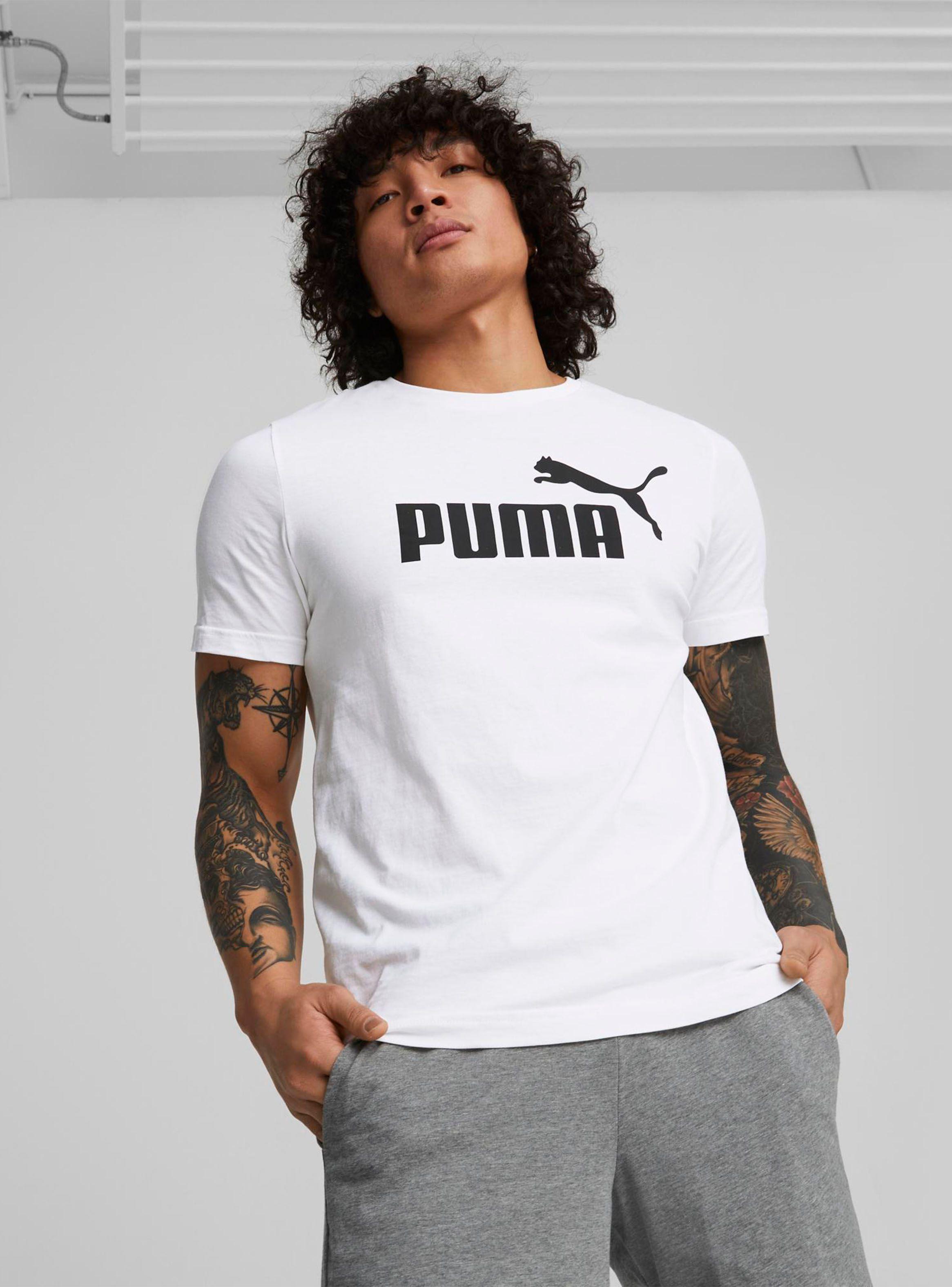 Polera ESS Logo Tee Blanco Hombre-0