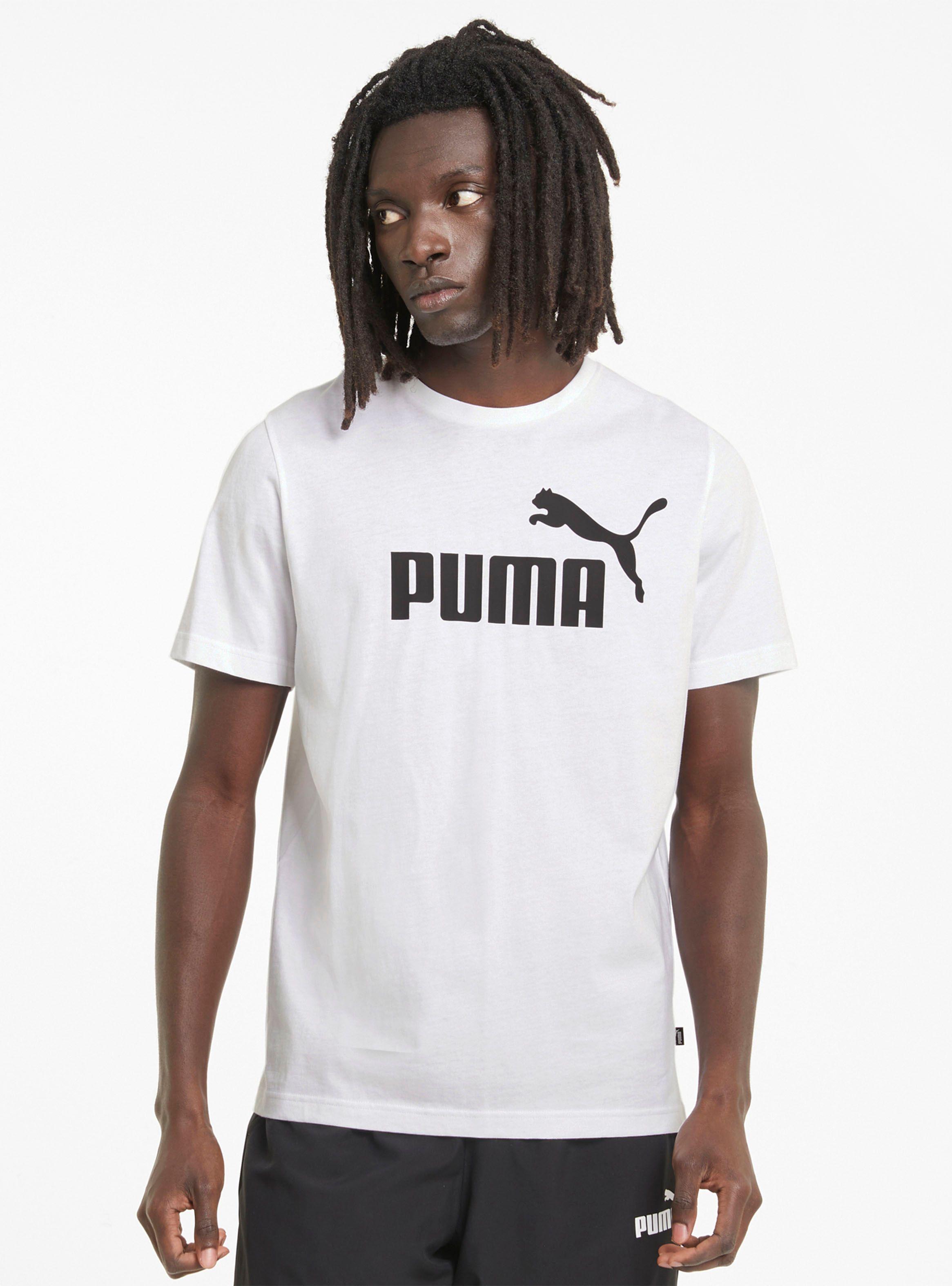 Polera ESS Logo Tee Blanco Hombre-4