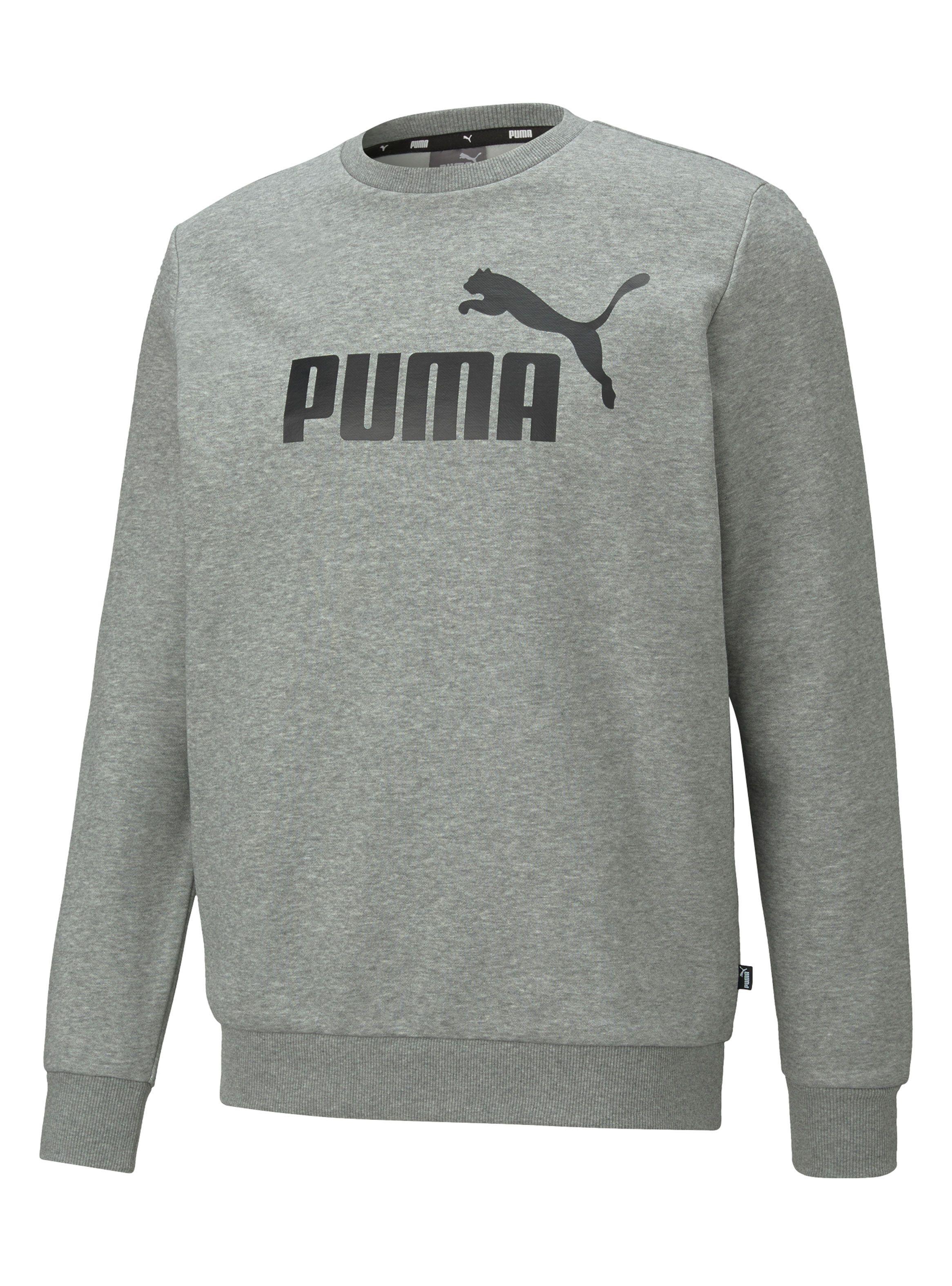 Polerón Ess Big Logo Crew Fl Gris Hombre-2