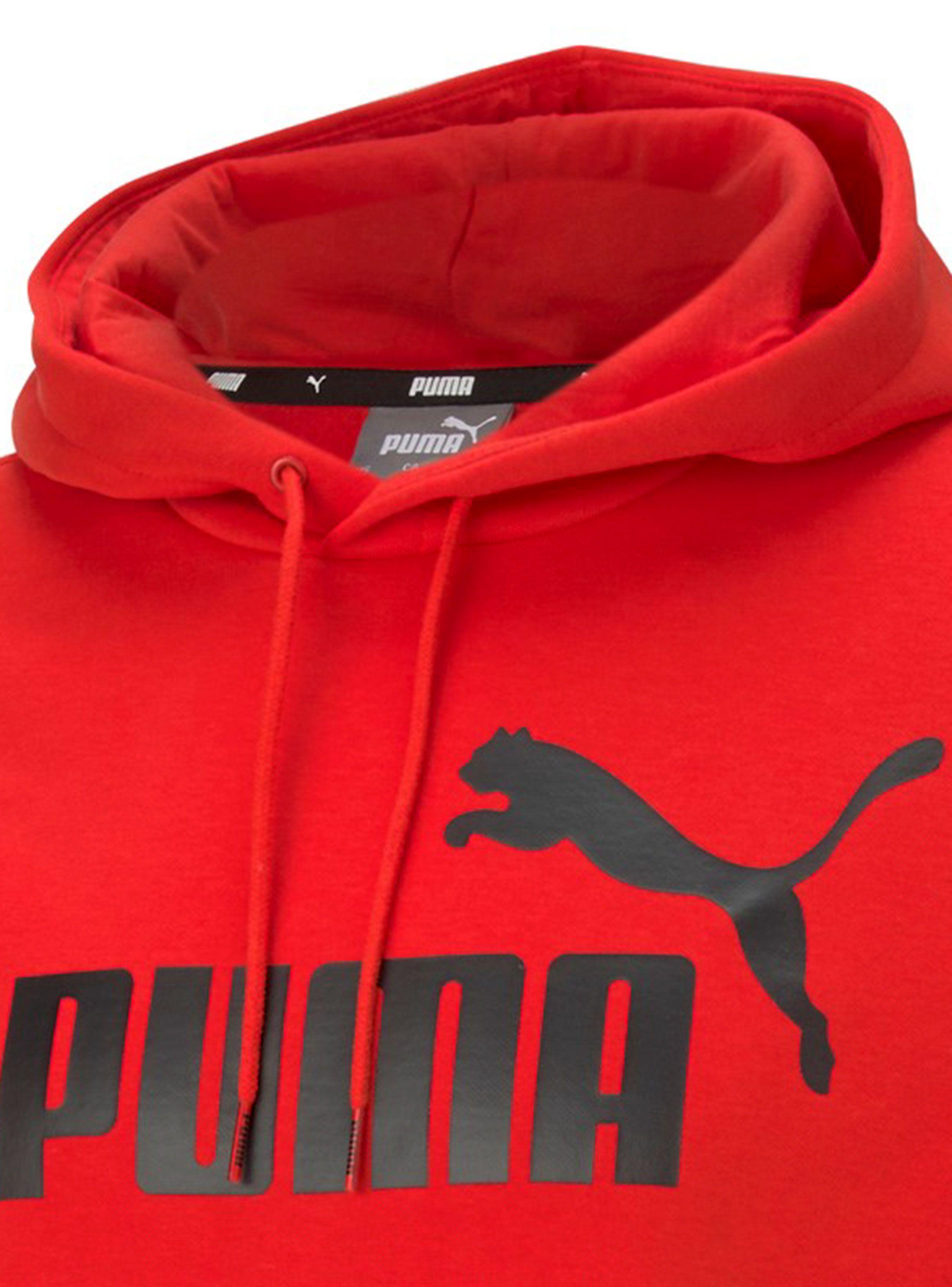 Polerón Ess Big Logo Hoodie Fl Rojo Hombre-2