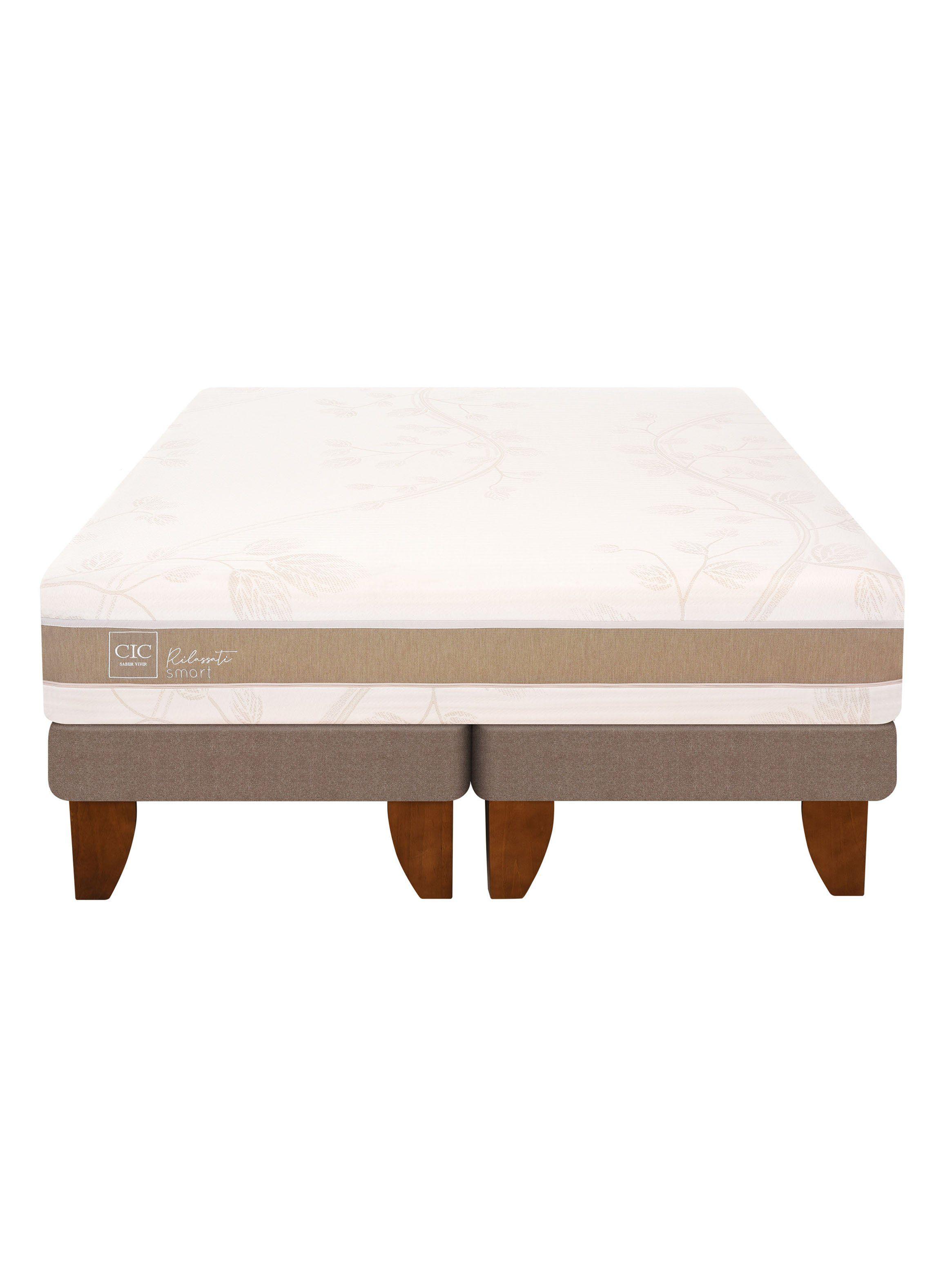Cama Europea Rilassati Infinity 2 Plazas Long Base Dividida-2
