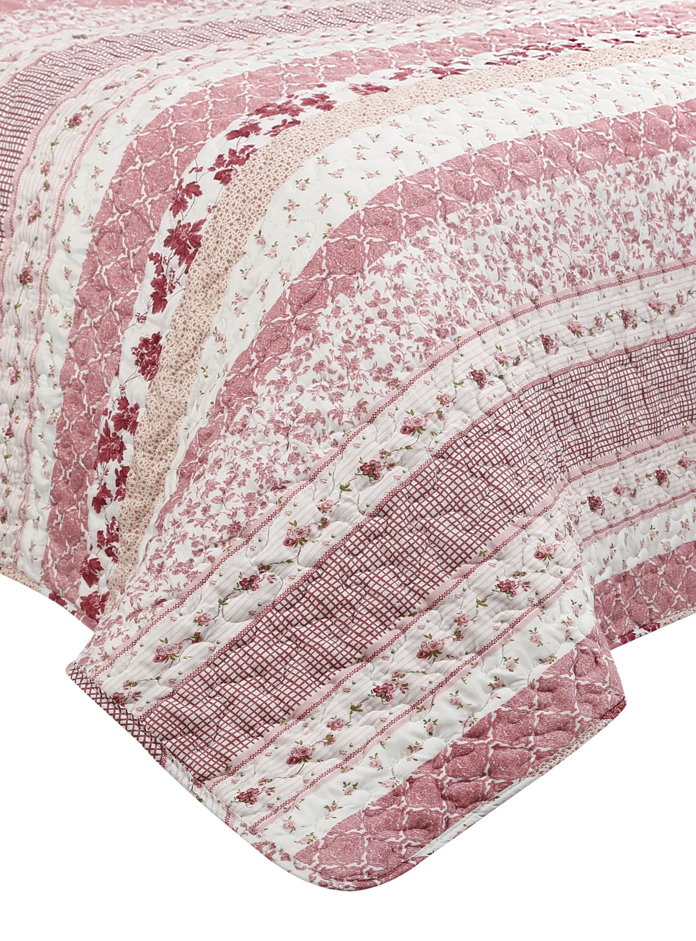 Quilt Sherpa Flores King-2