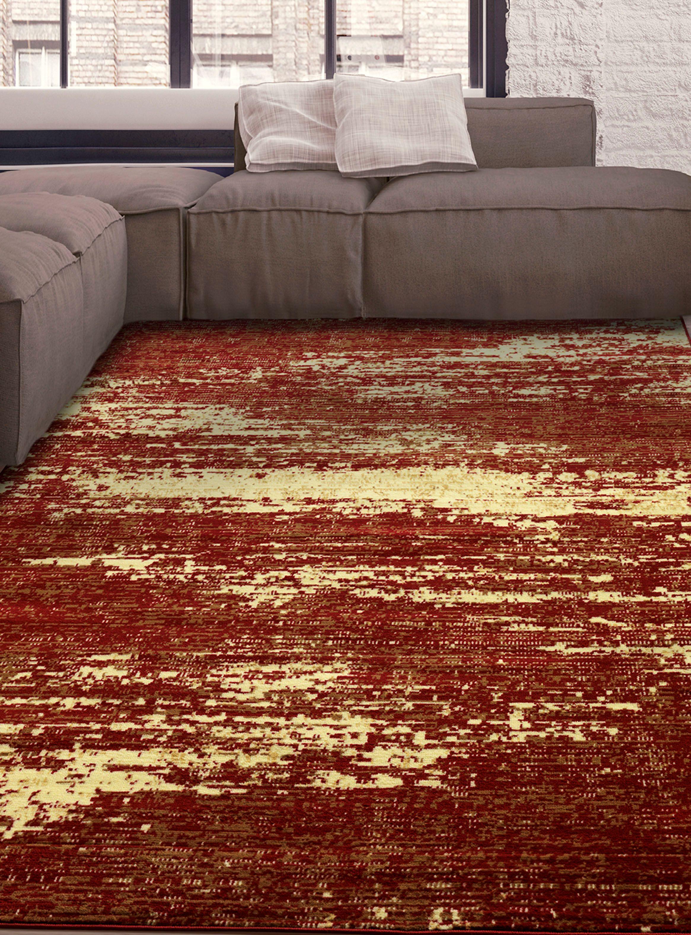 Alfombra Arizona 123 x 153 cm Roja-2