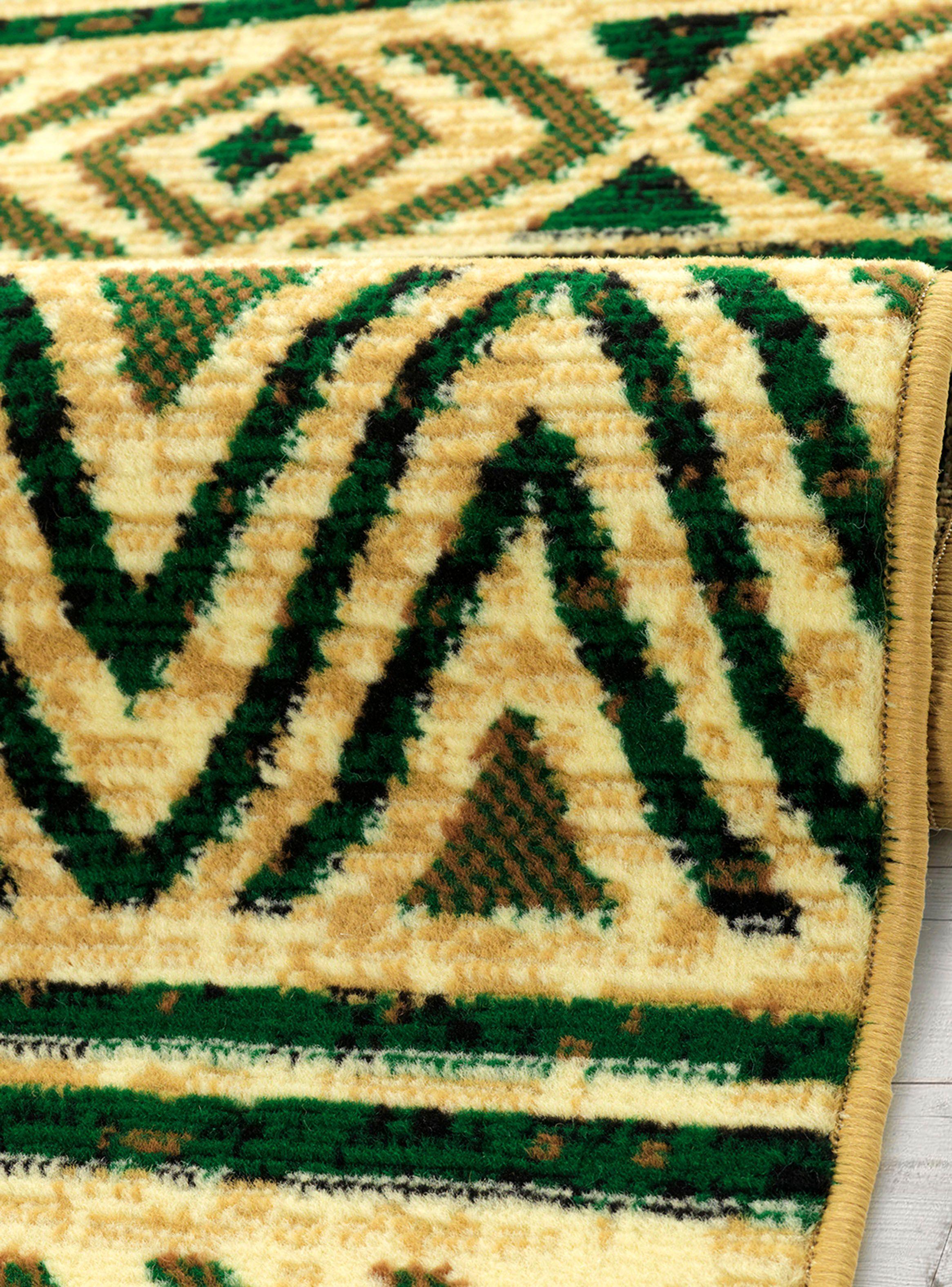 Alfombra Arizona 123 x 153 cm Verde-1