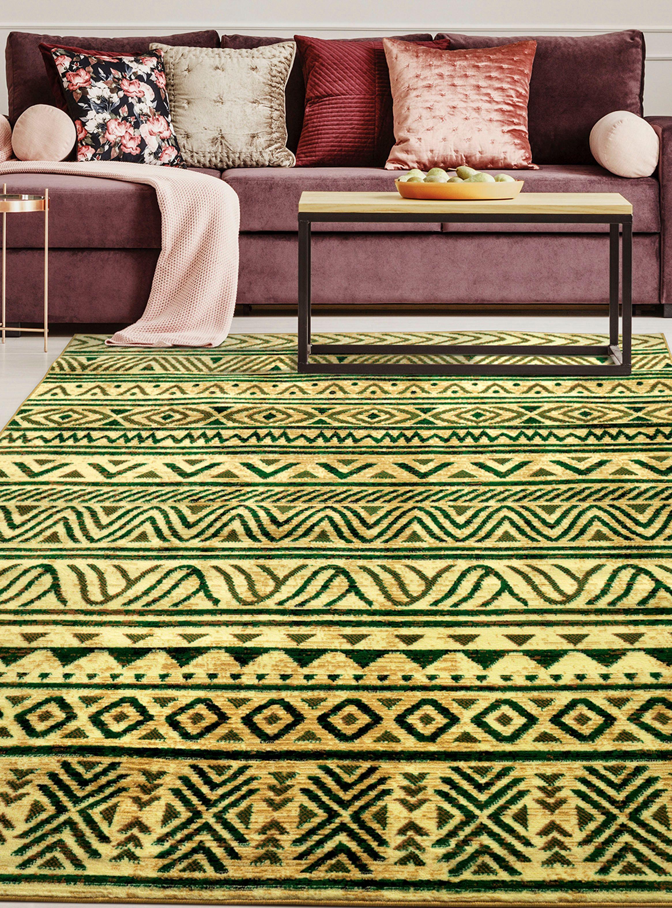 Alfombra Arizona 123 x 153 cm Verde-2