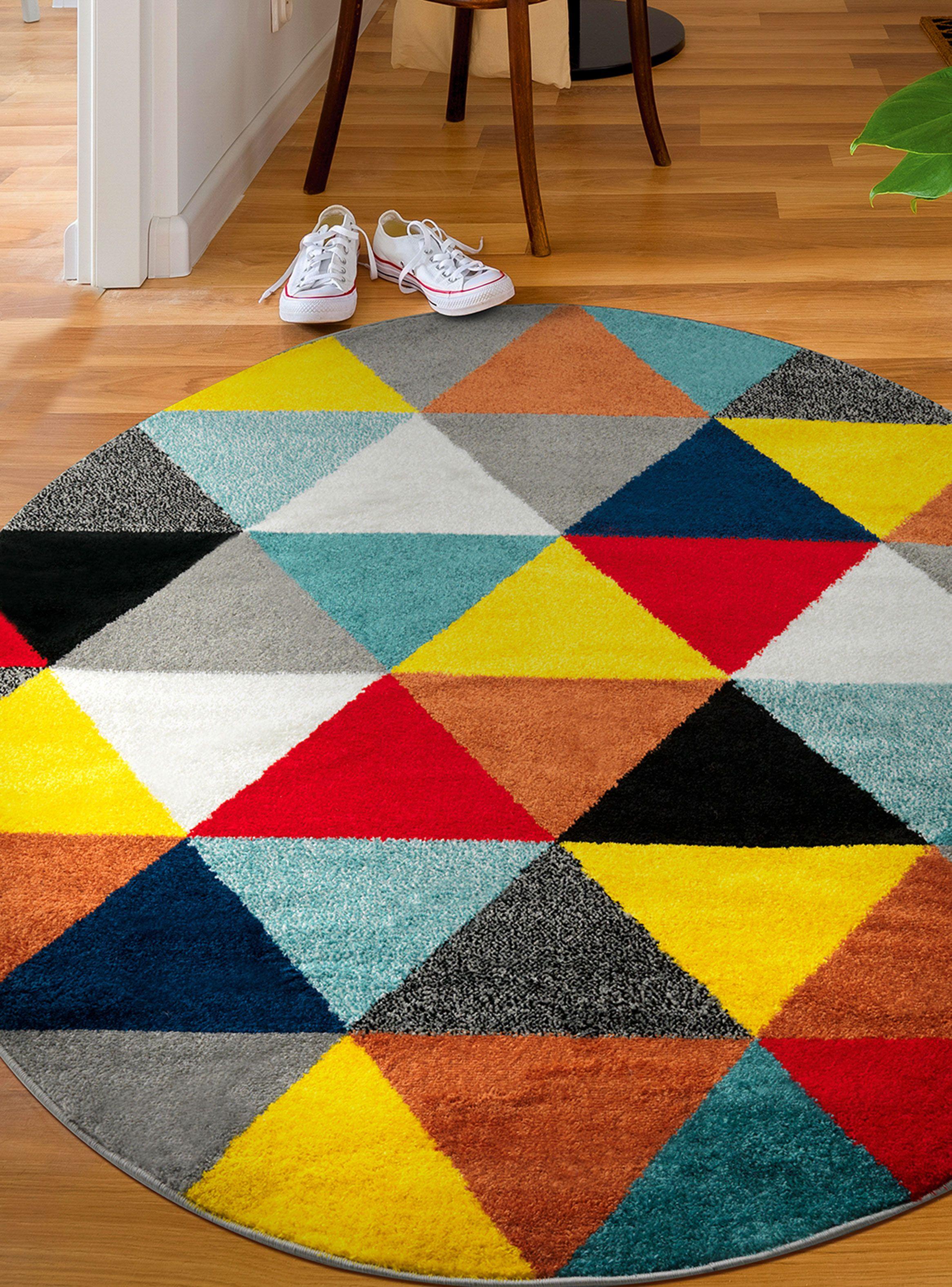 Alfombra Redonda Florida 160 cm D2-2