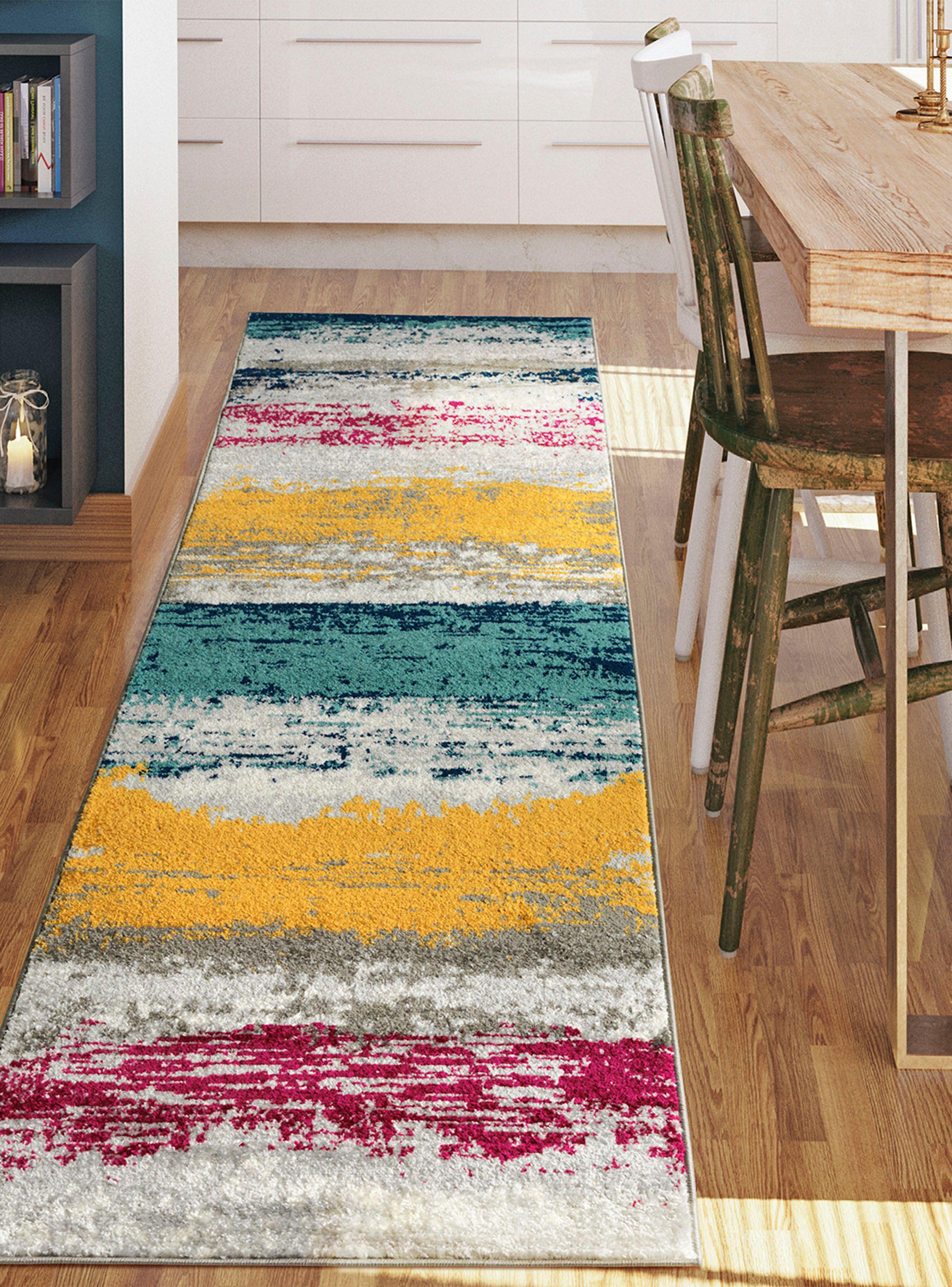 Alfombra Pasillo Florida 70 x 230 cm Rosa 72-2