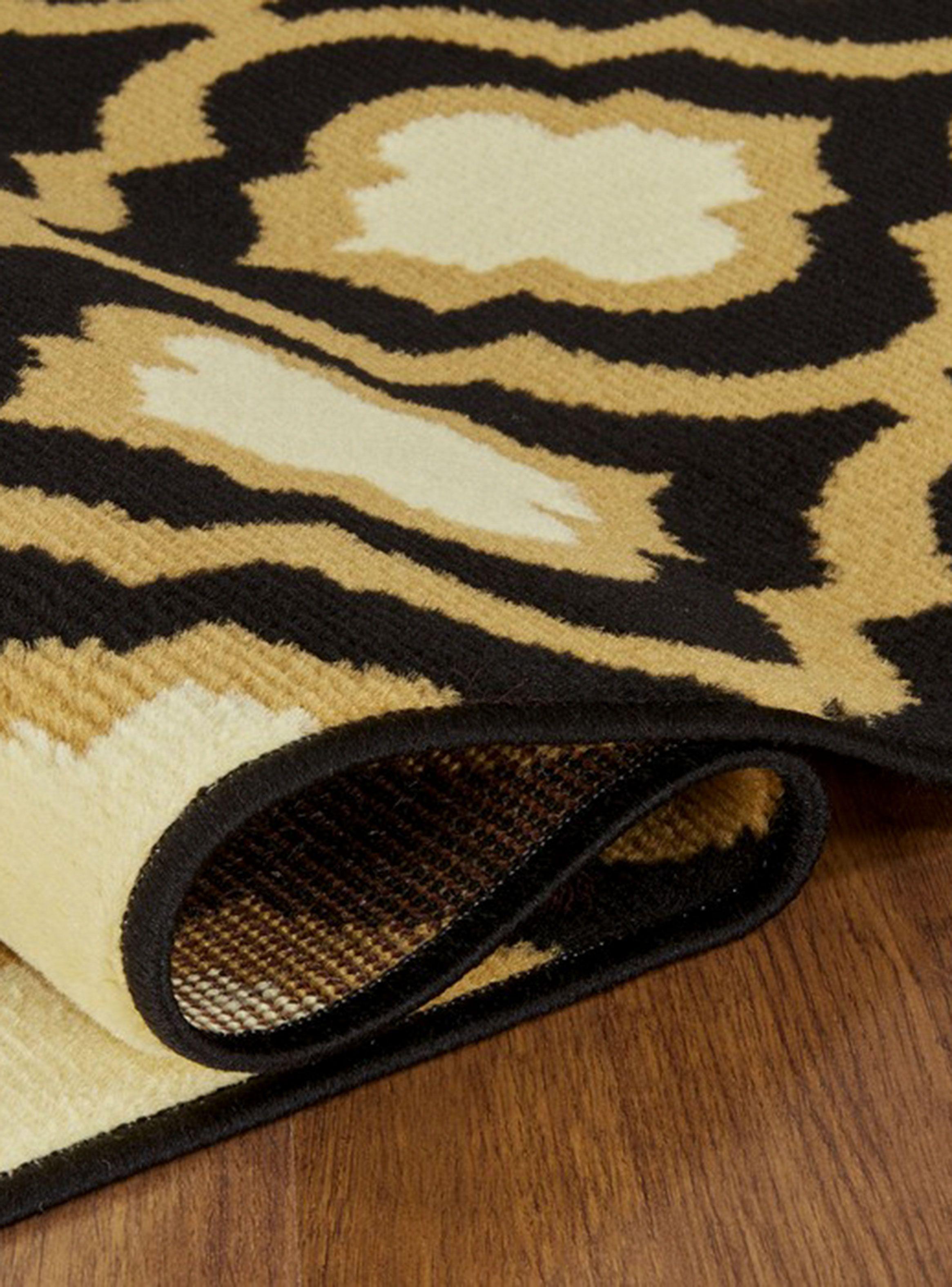 Alfombra Kashan King 245 x 305 cm Negra-2