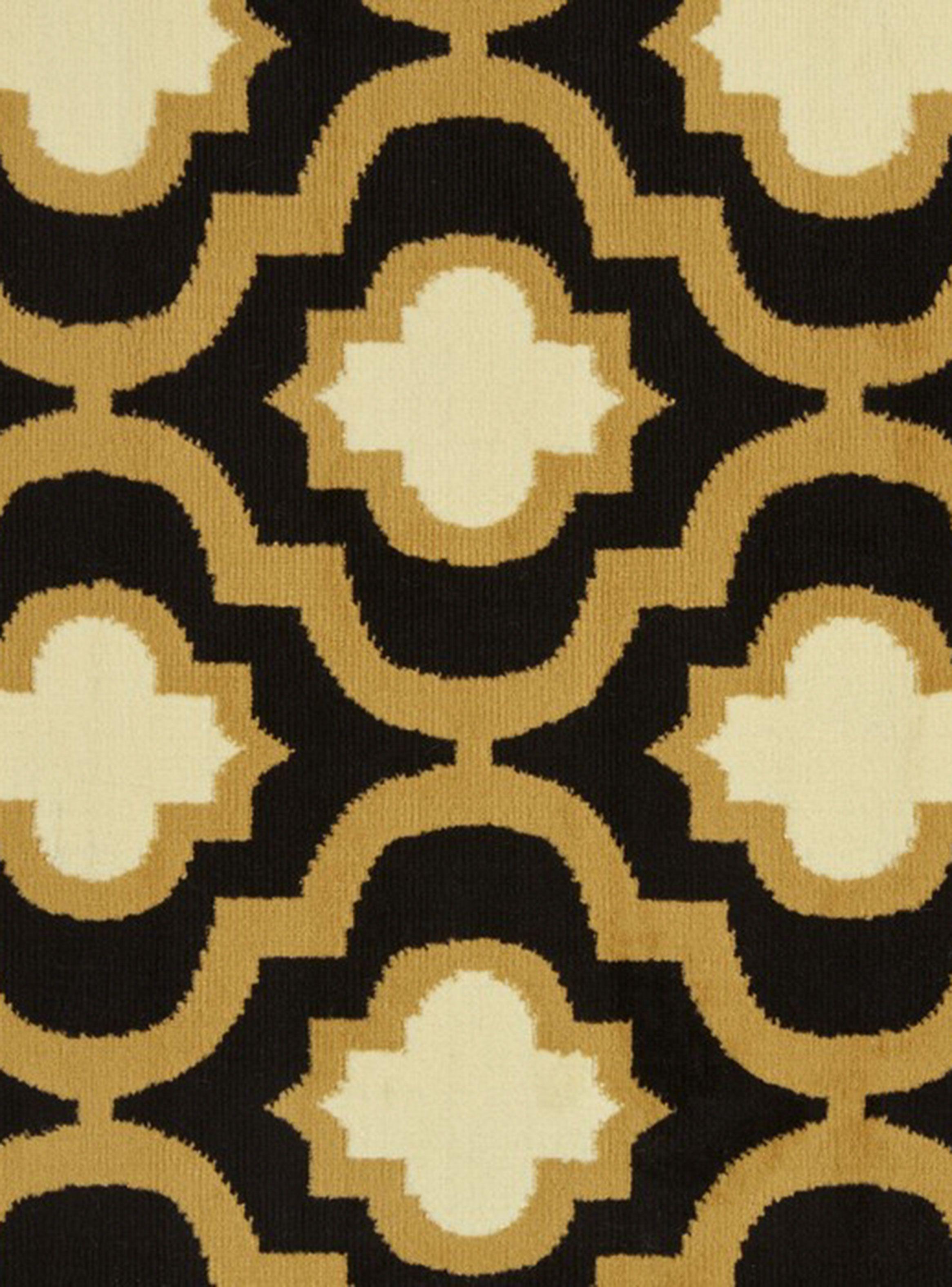 Alfombra Kashan King 245 x 305 cm Negra-1