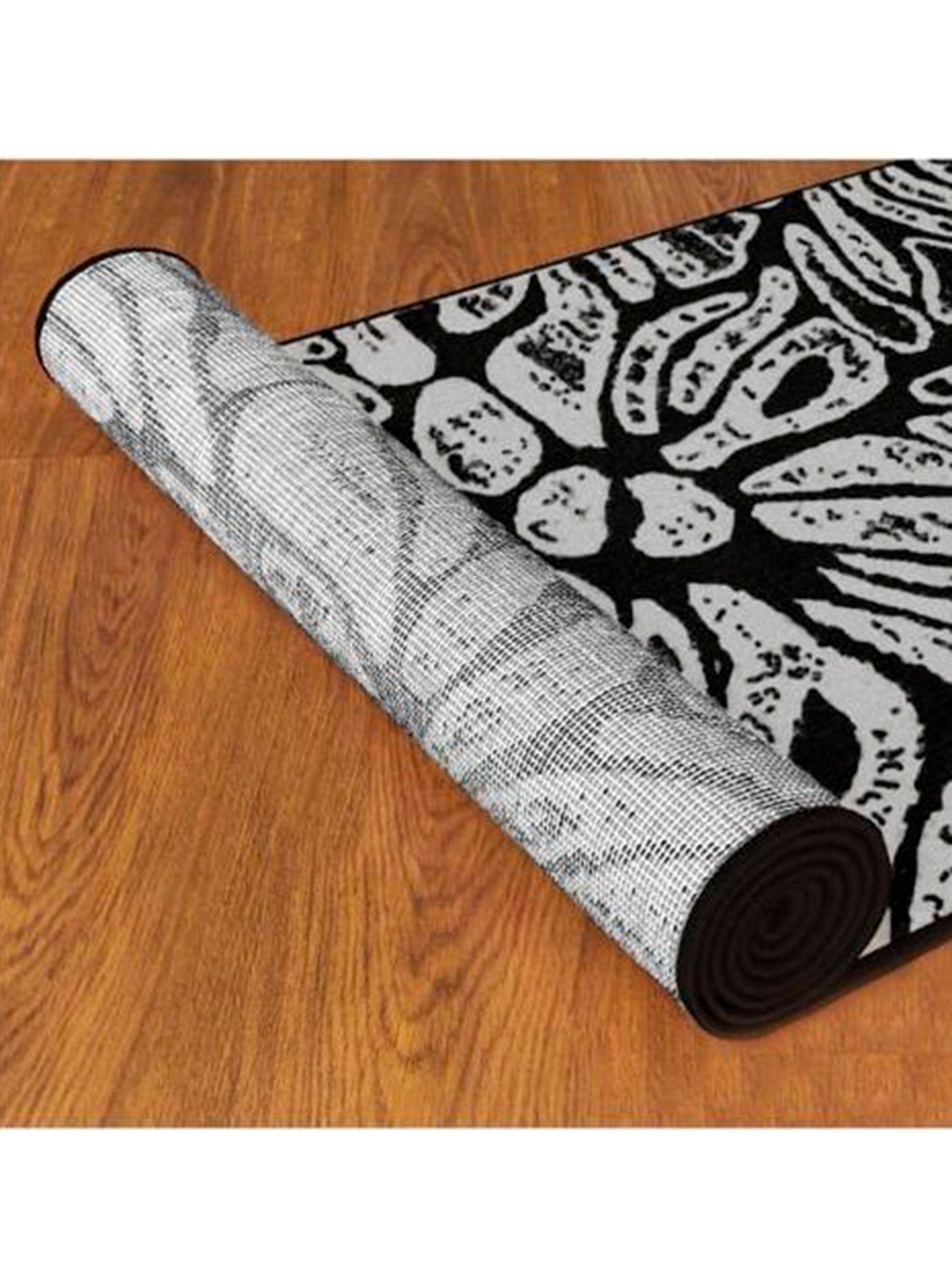 Alfombra Pasillo Siesta 70 x 230 cm Negra-2