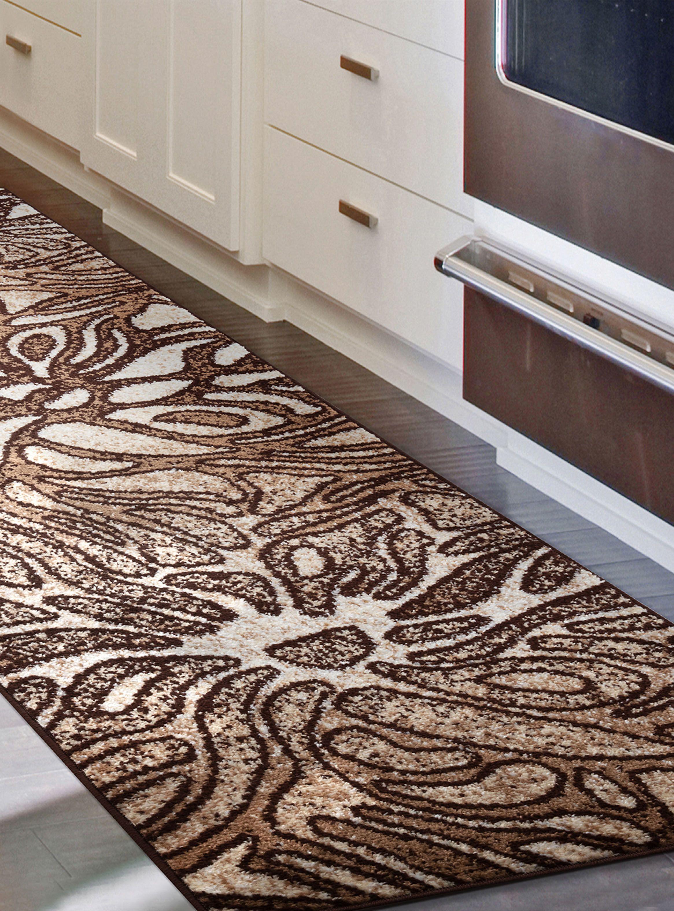 Alfombra Pasillo Siesta 70 x 230 cm Café-2