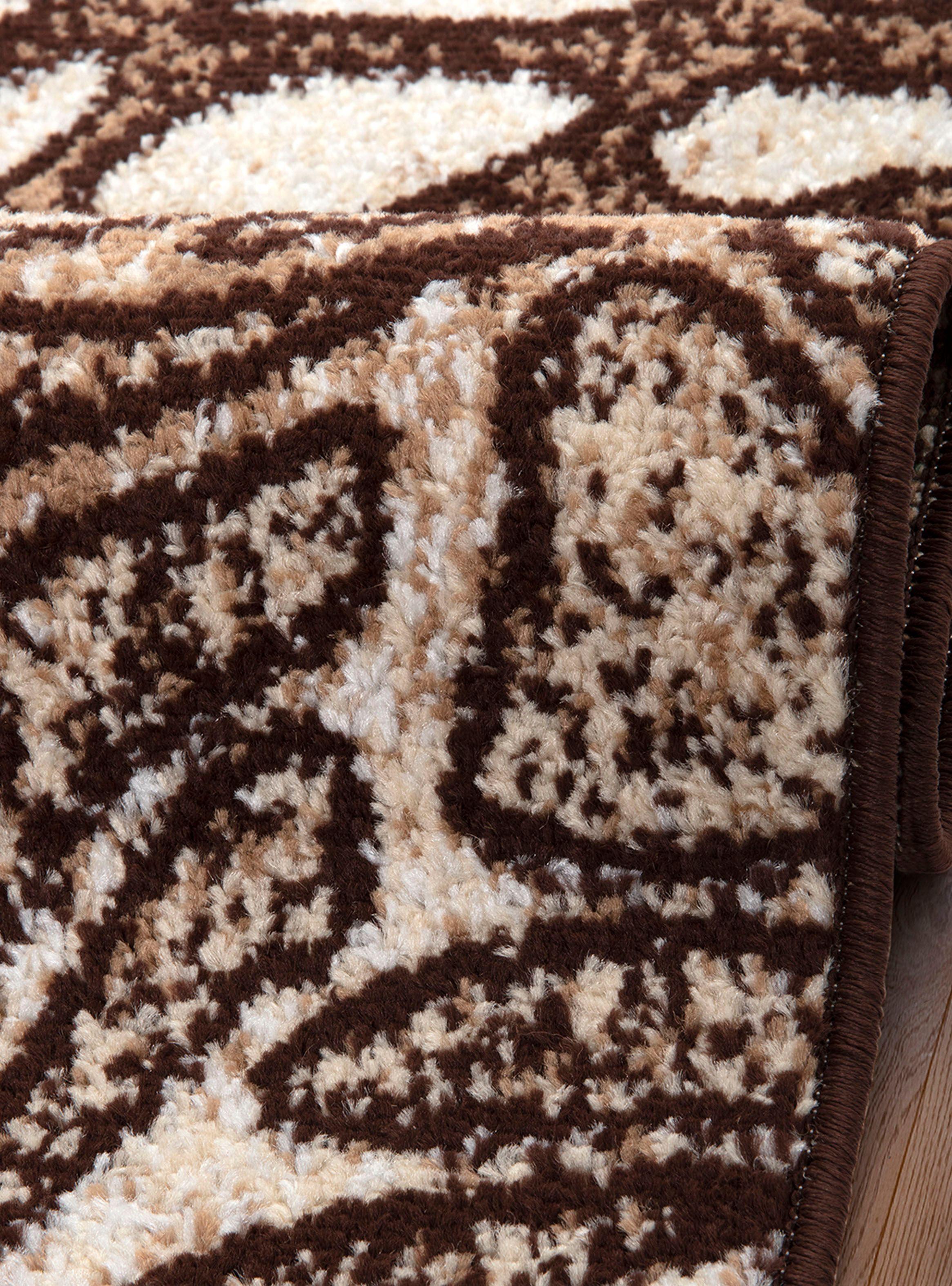 Alfombra Pasillo Siesta 70 x 230 cm Café-1