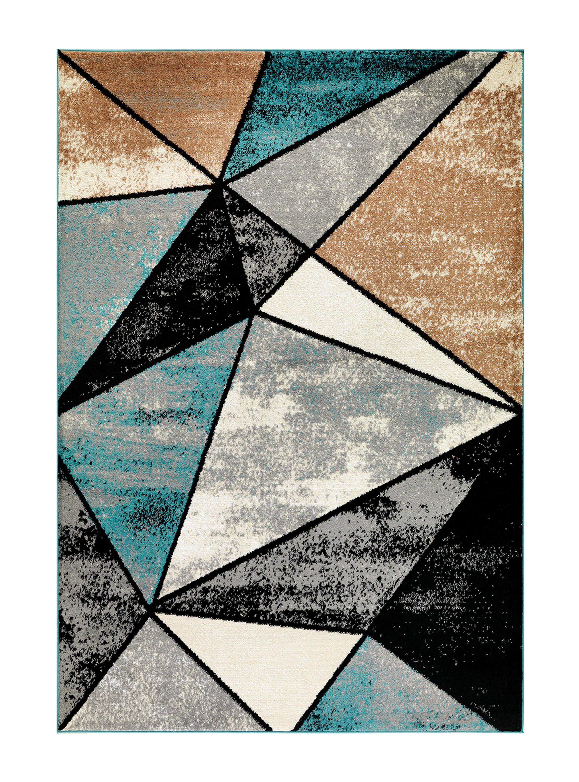 Alfombra Amigo 160 x 230 cm Turquesa 119-0