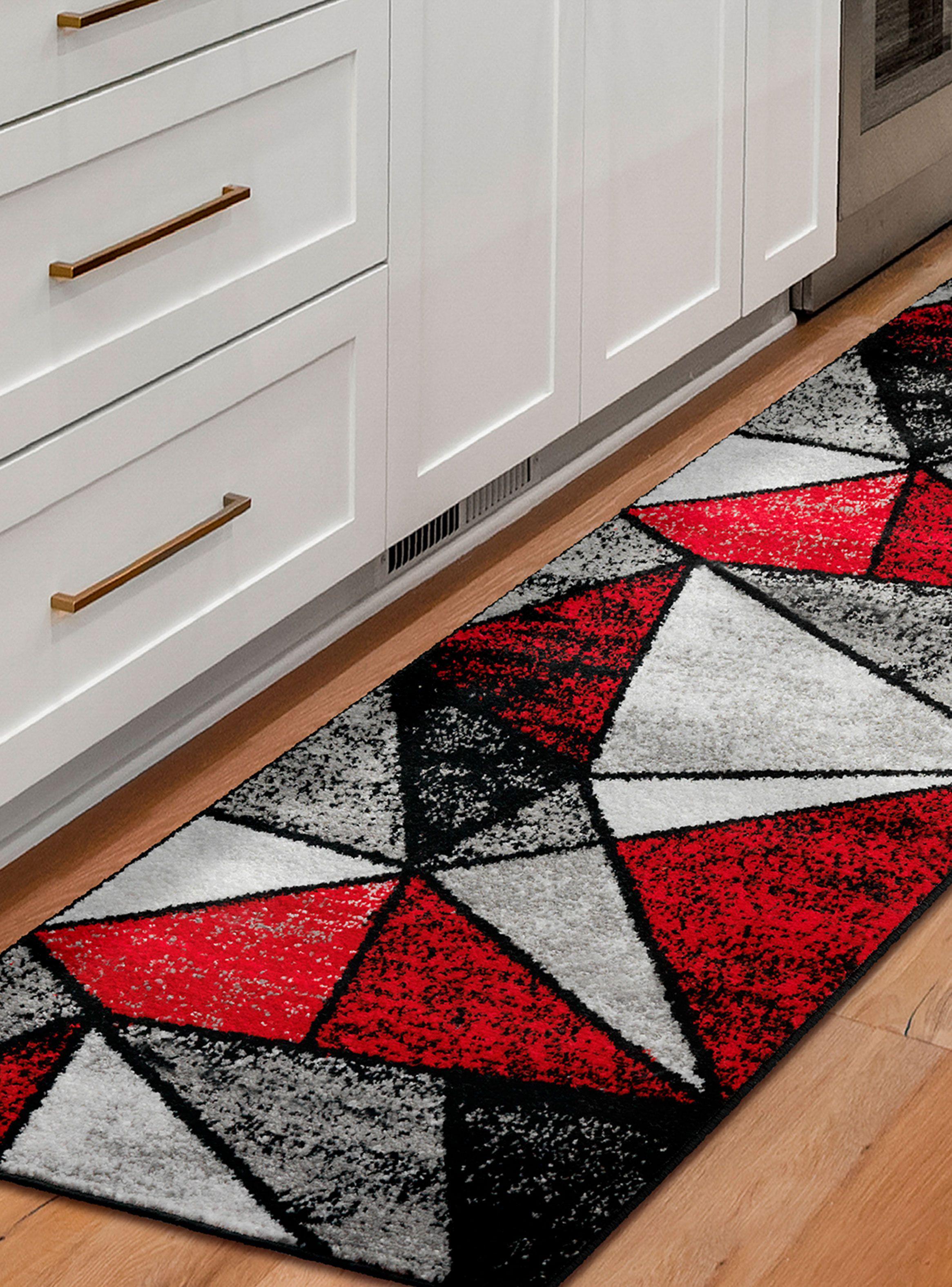 Alfombra Pasillo Amigo 70 x 230 cm Roja-2