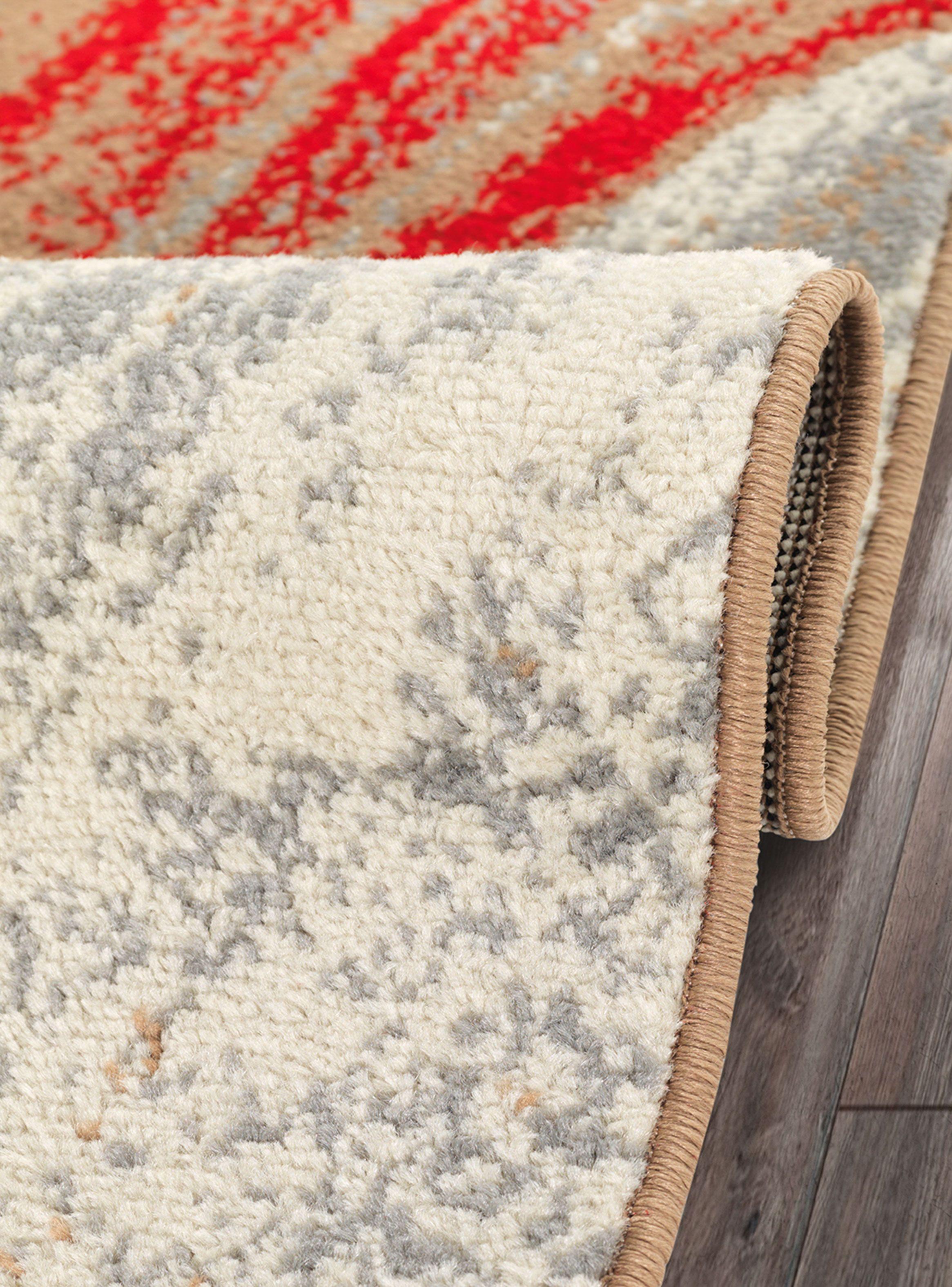 Alfombra Pasillo Amigo 70 x 230 cm Multicolor Ondas-1