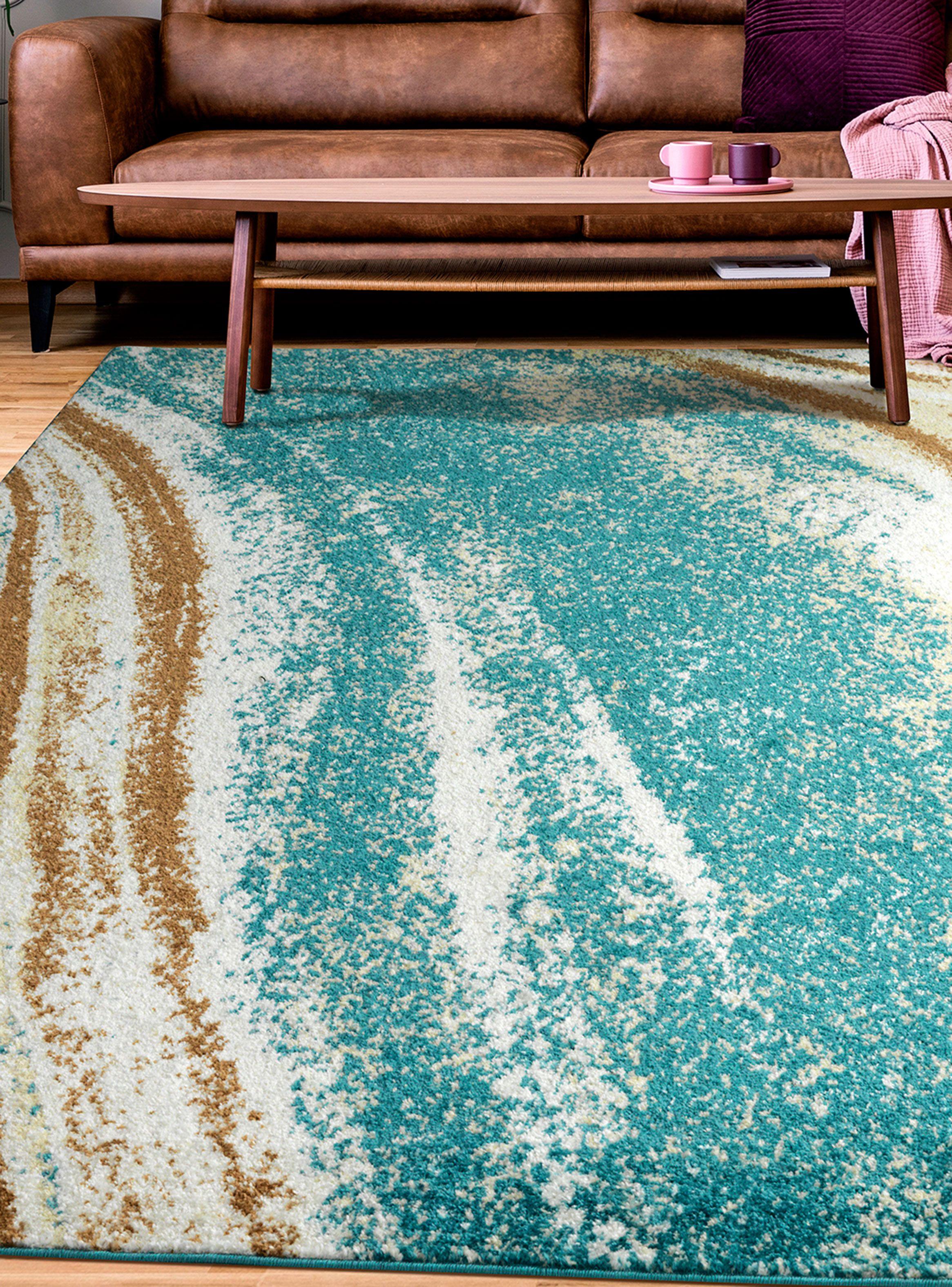 Alfombra Amigo 160 x 230 cm Turquesa 120-2