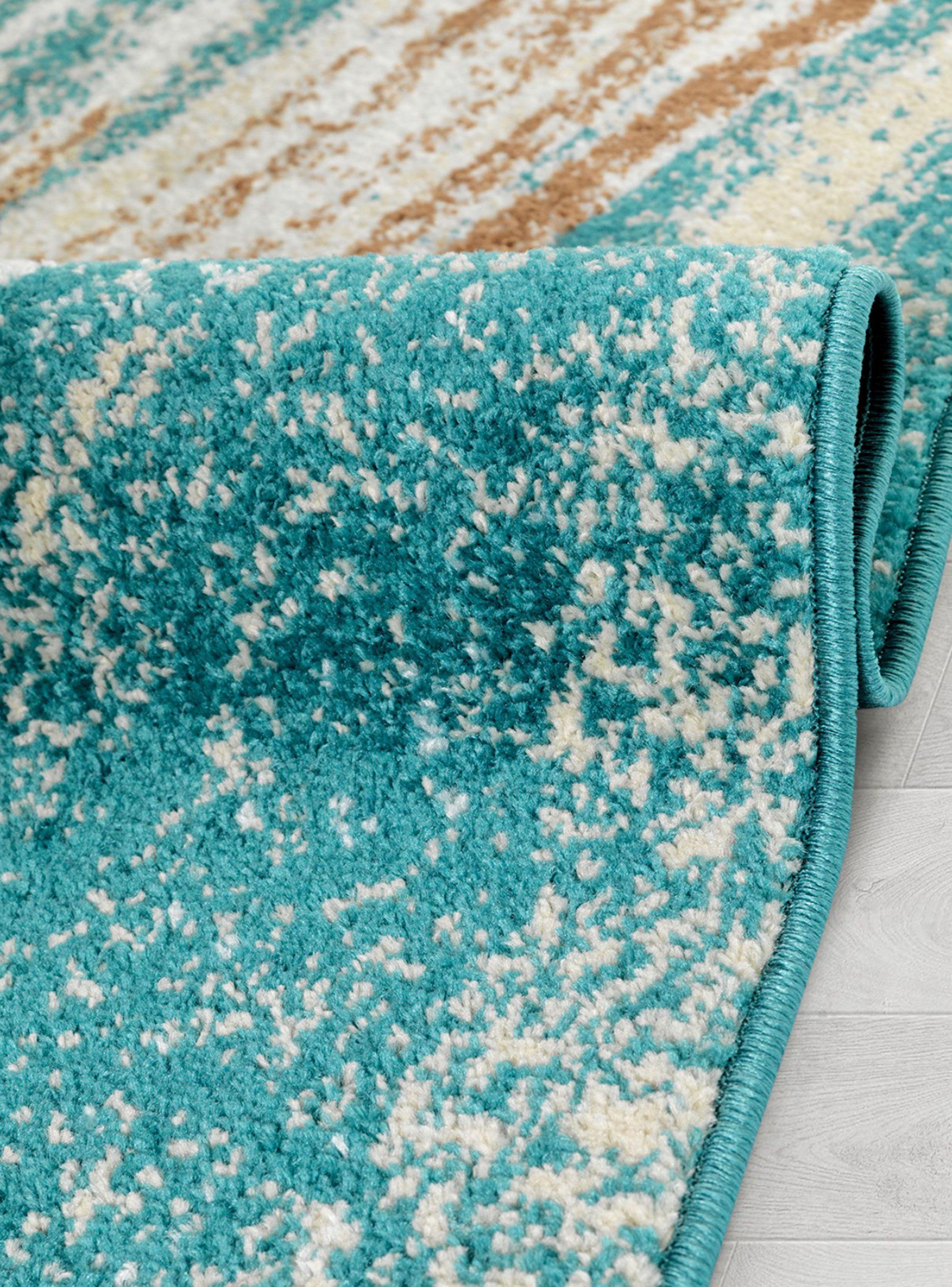 Alfombra Pasillo Amigo 70 x 230 cm Turquesa-1